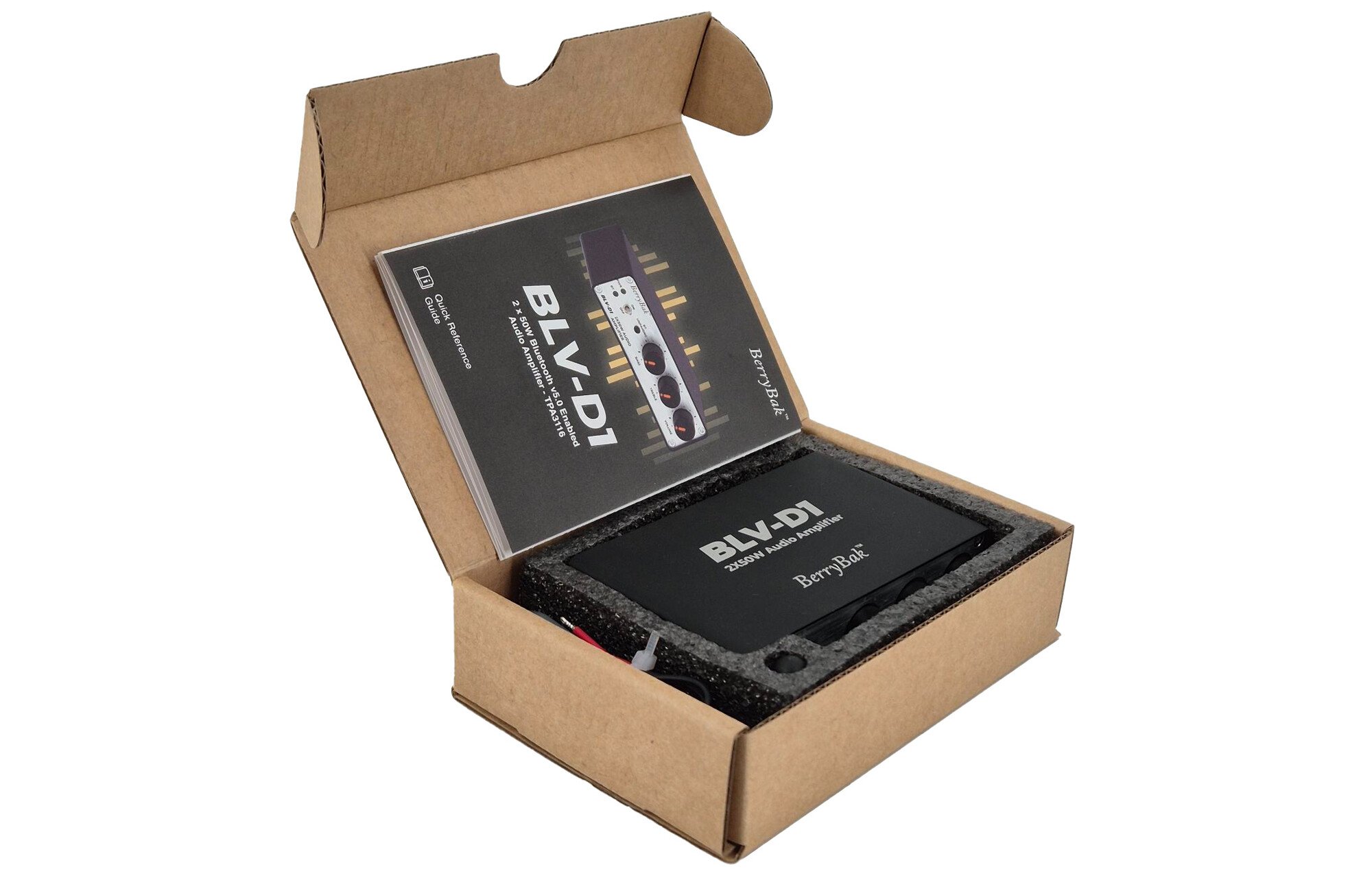 Biztos elektronika Biztos elektronika BerryBak BLV-D1 erősítő w/ Bluetooth