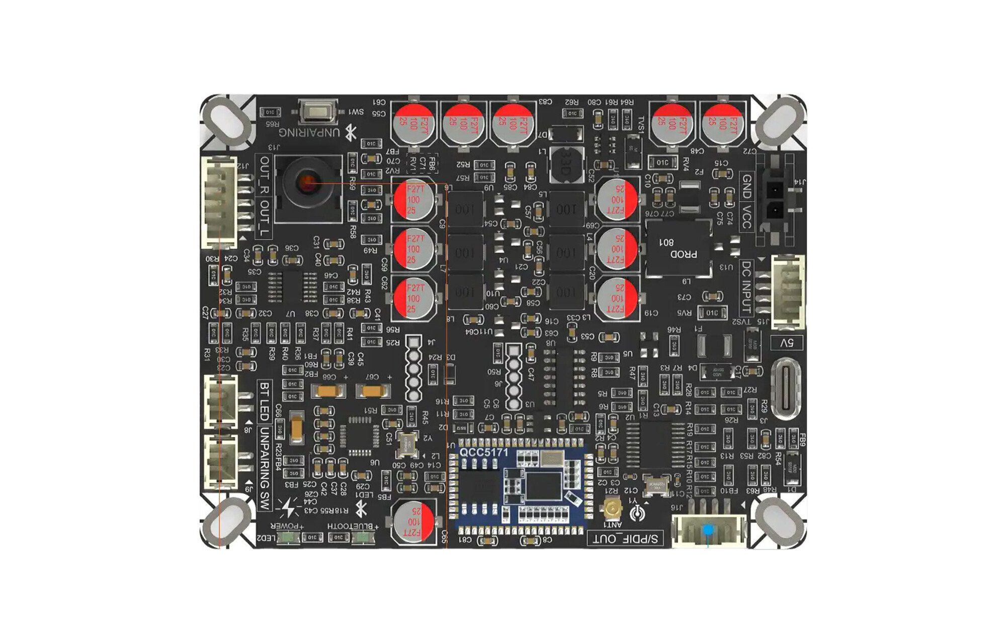 Sure Electronics AA-AB41163 Multifunkcionális dekóder analóg / optikai / koaxiális kimenettel - BEB1