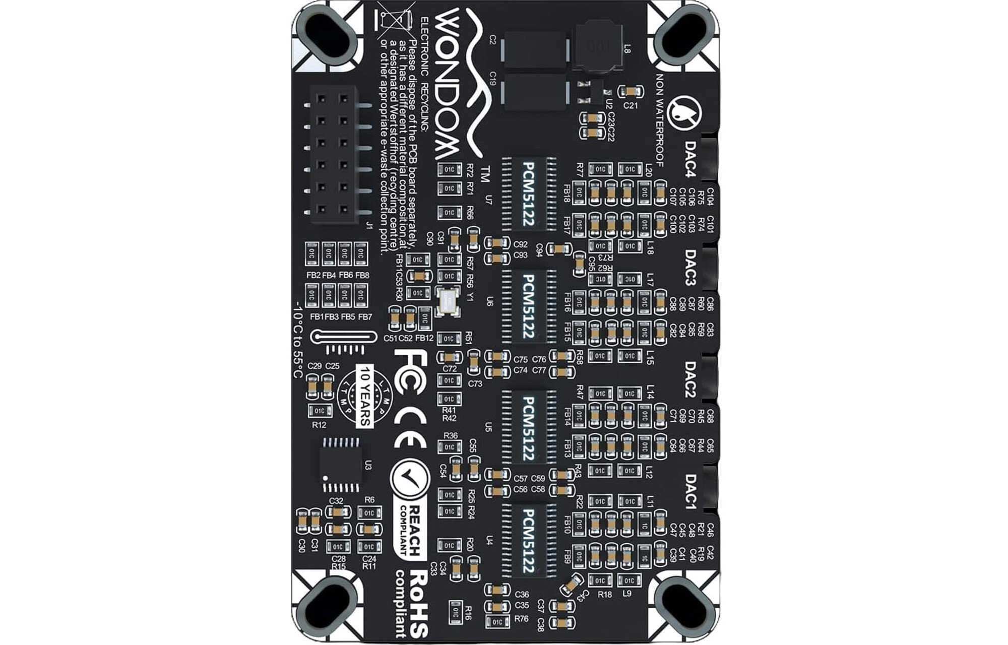 Sure Electronics AA-AB41173 7.1CH többcsatornás DAC átalakító több hangszórós rendszerekhez