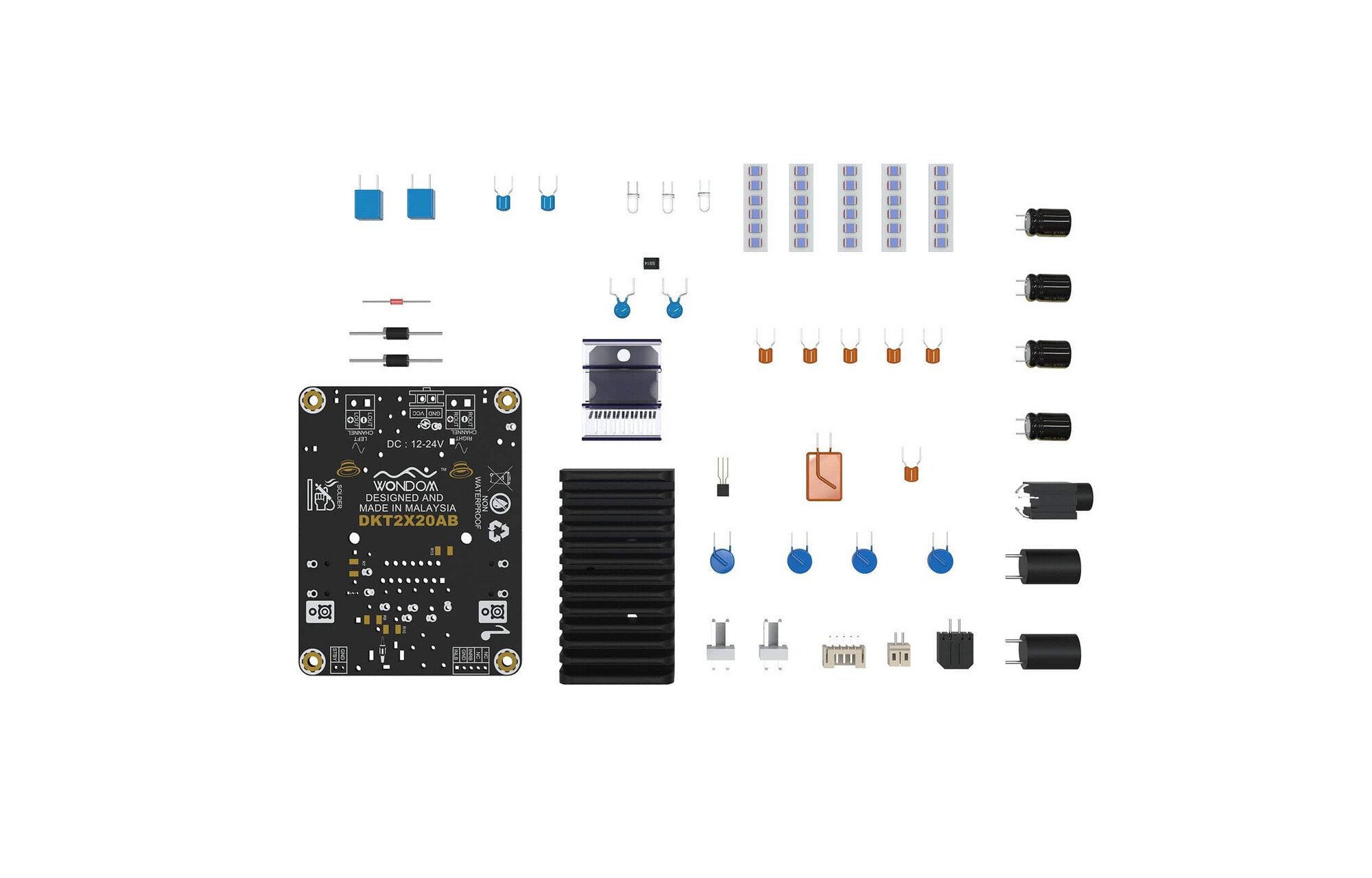 Sure Electronics AA-AK31164 erősítő barkácskészlet | DKT2X20AB