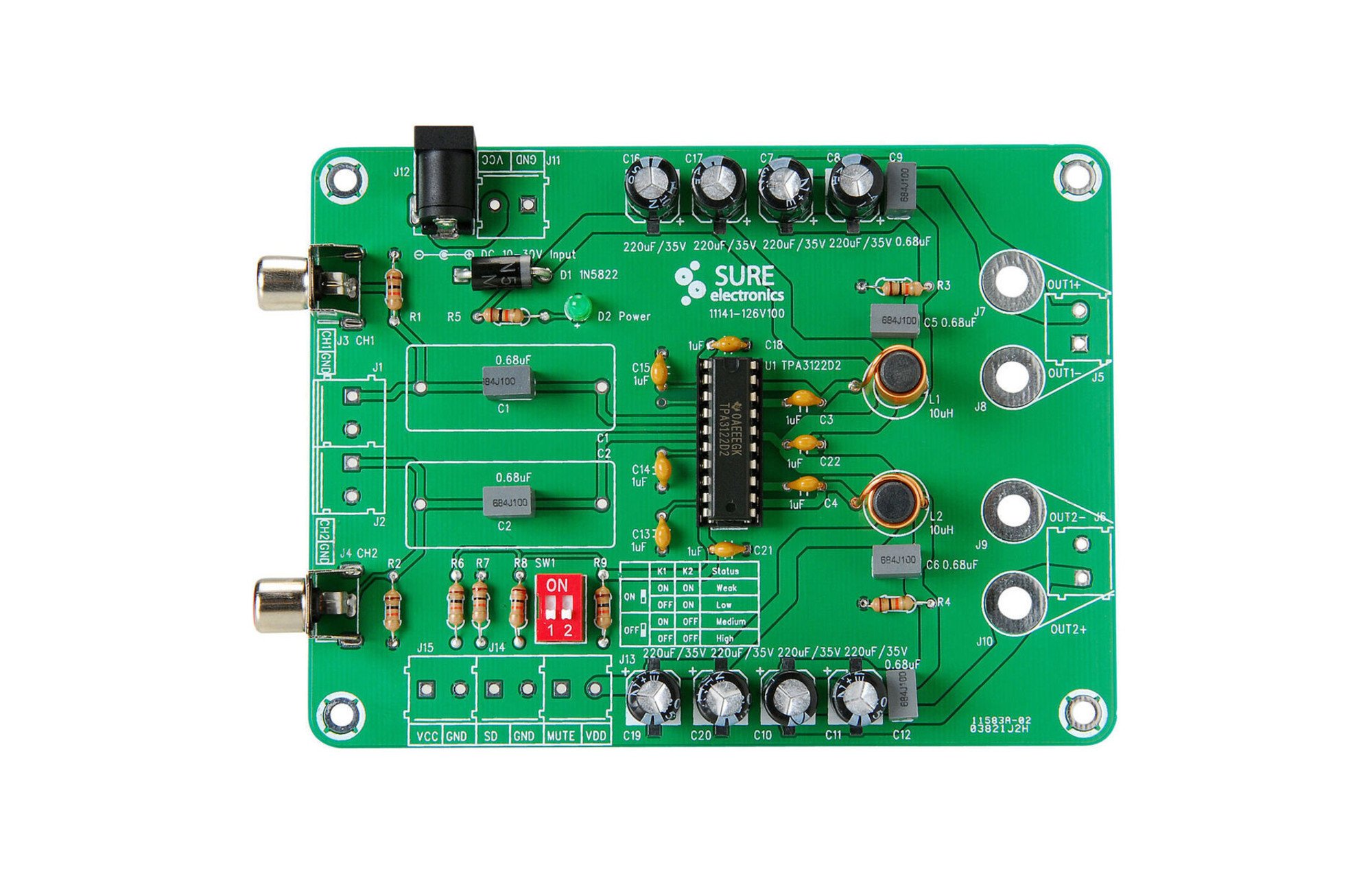 Sure Electronics AA-AK32151 Audio erősítő DIY készlet