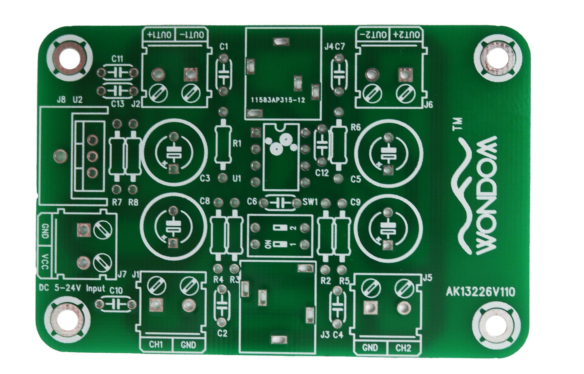 Sure Electronics AA-AK32261 fejhallgató erősítő DIY készlet