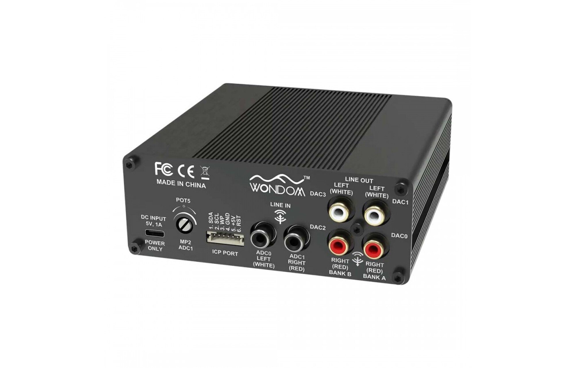 Sure Electronics AA-AP23123 DSP és előerősítő AA-AP23123 DSP és előerősítő