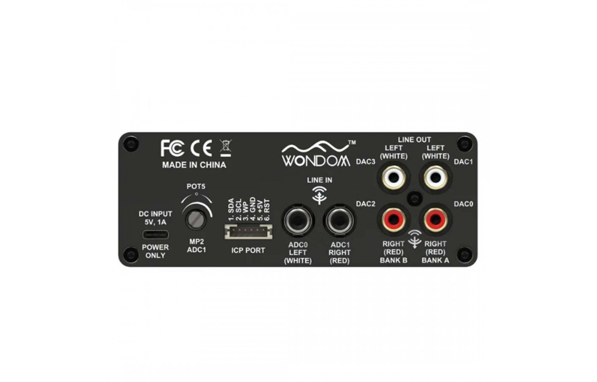 Sure Electronics AA-AP23123 DSP és előerősítő AA-AP23123 DSP és előerősítő