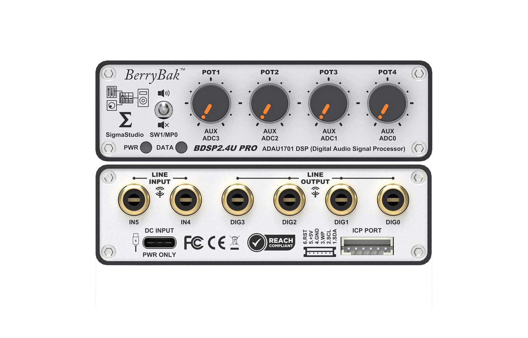 Sure Electronics AA-AP23125 DSP előerősítő | BDSP2.4U Pro