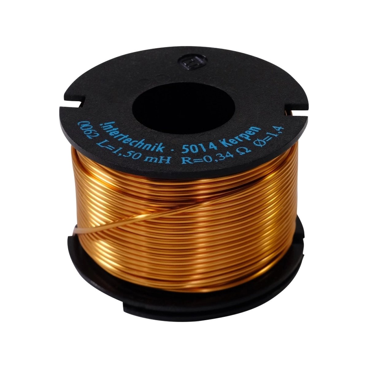 Intertechnik Légmagos tekercs – 1,80 mH | LU62 | DCR 0,38 Ω | Cu 1,40 mm | ±3.0%