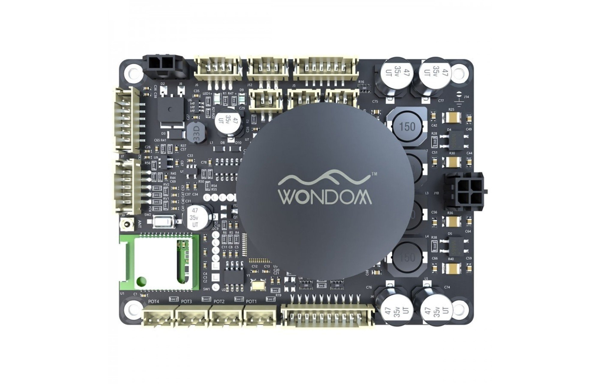 Sure Electronics AA-JA32173 Erősítő modul D osztályú Bluetooth 5. 0 DSP ADAU1701 2x50W 4 Ohm
