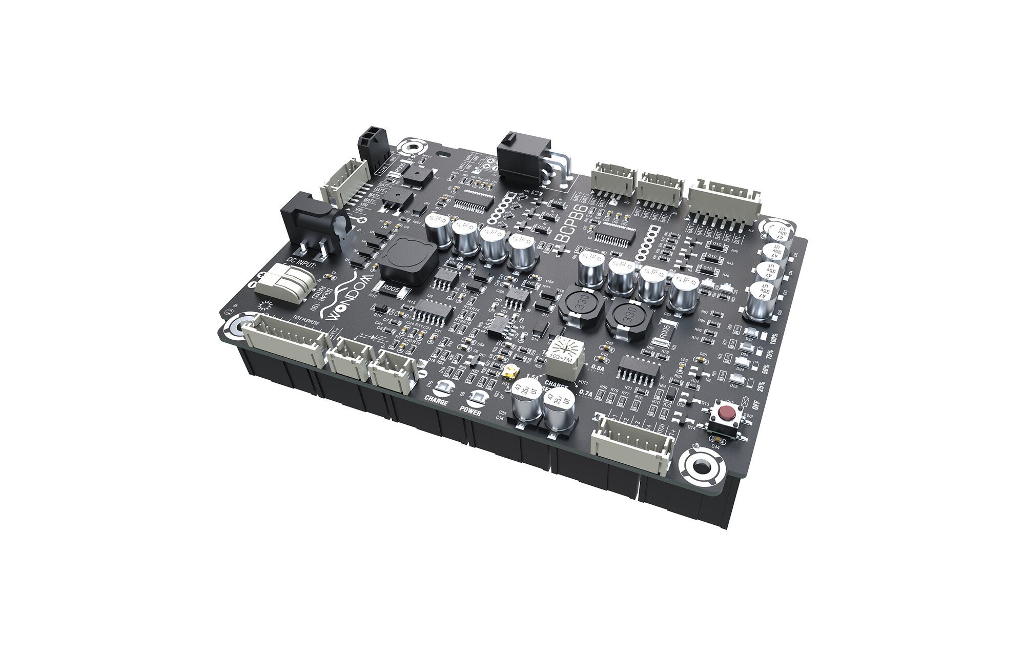 Sure Electronics 6S 18650 5-24V bemeneti lítium akkumulátor töltő és védelmi kártya BCPB6