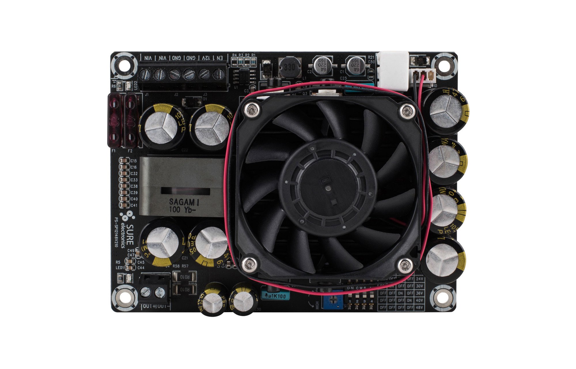 Sure Electronics PS-SP12148 500 W 12 V DC/DC emelő átalakító feszültségnövelő kártya