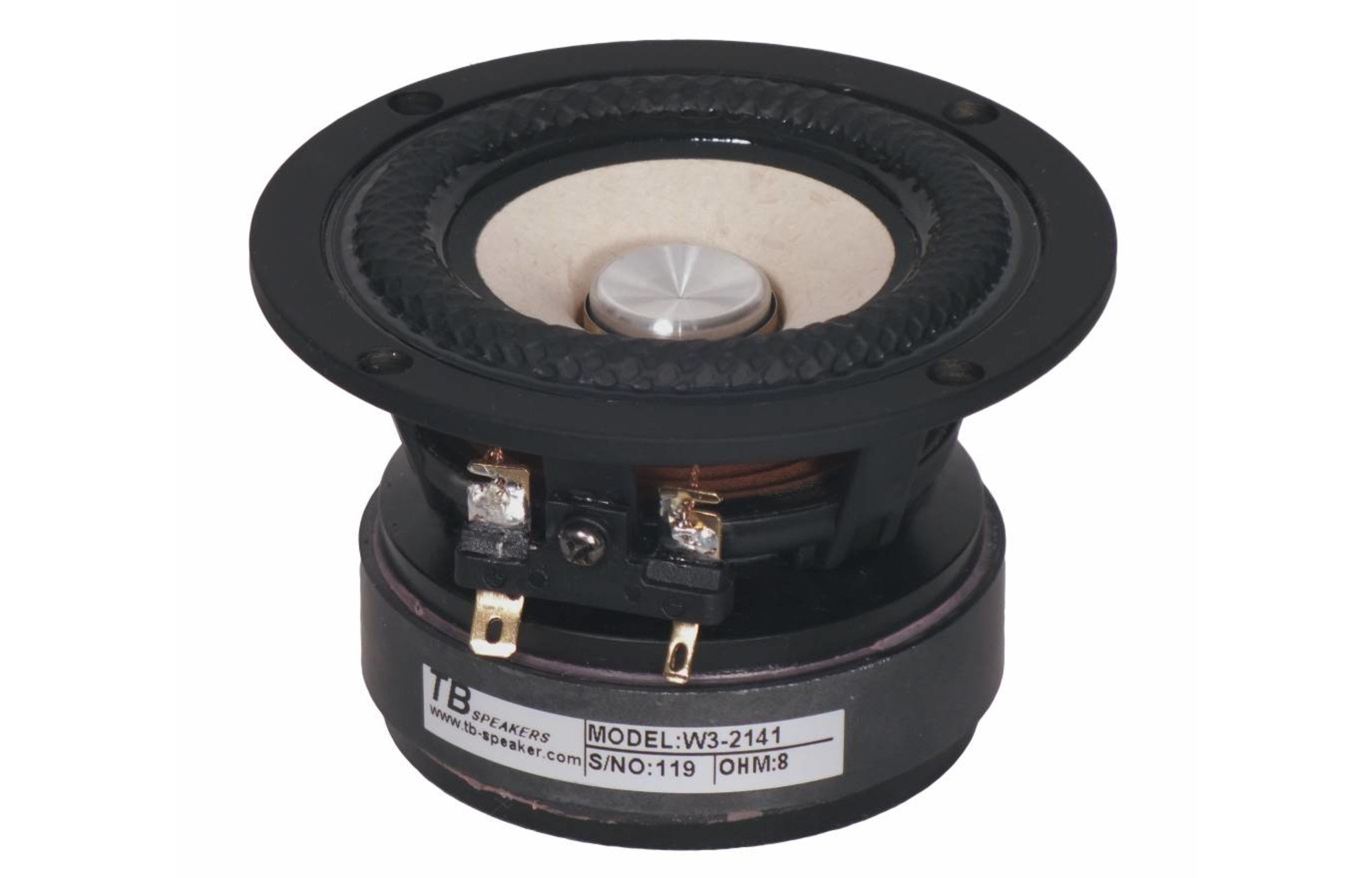 Tang Band W3-2141 3-1/2" papír kónusz szélessávú meghajtó 8 Ohm