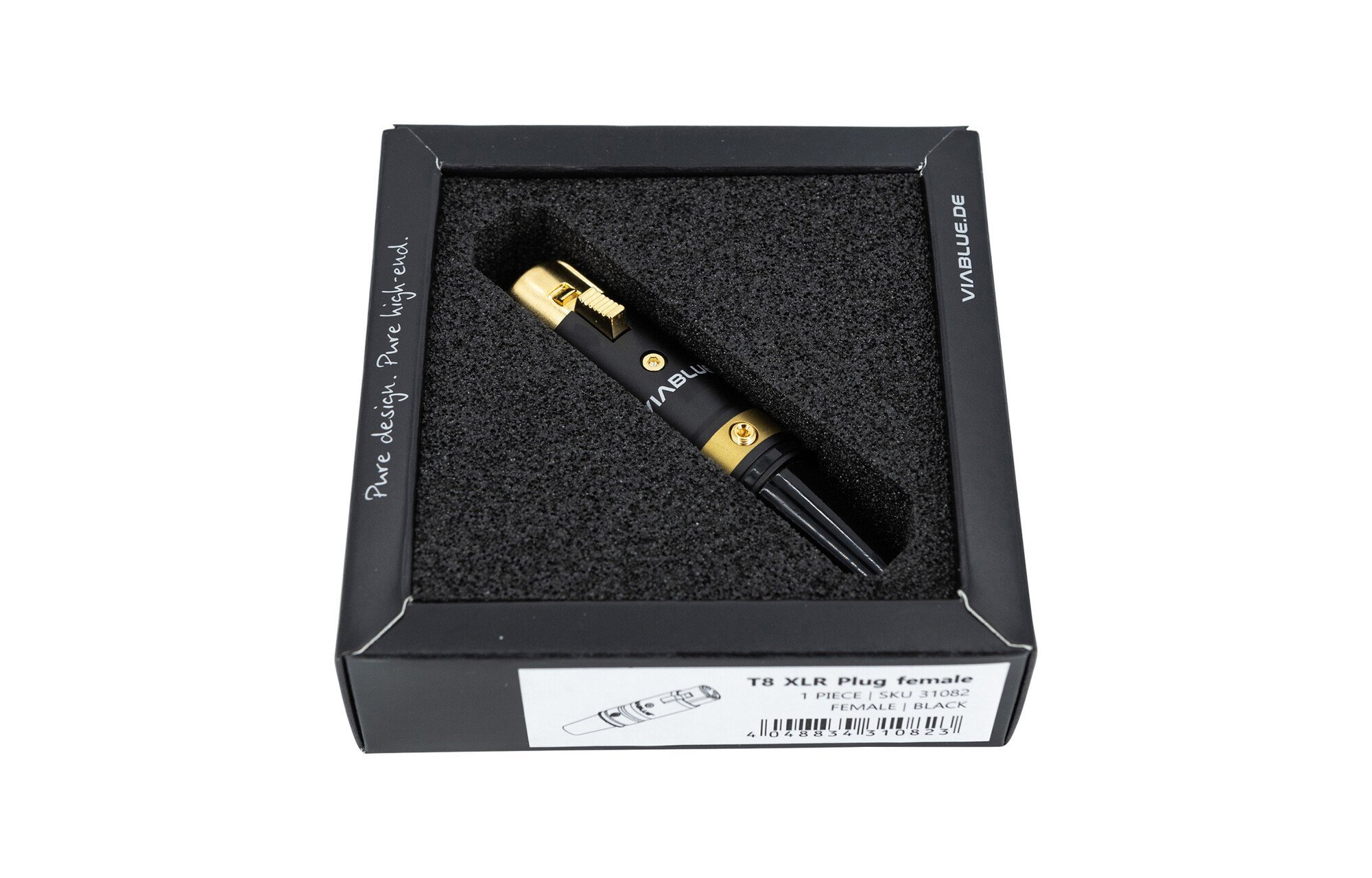 VIABLUE T8 XLR FEMALE Zwart 1 db