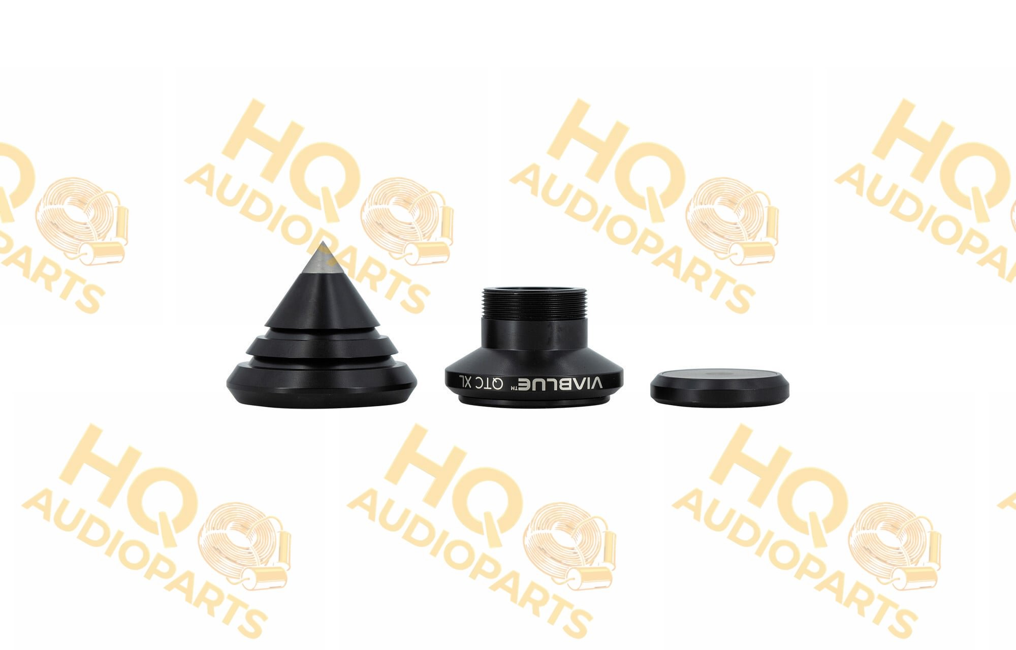 VIABLUE QTC SPIKES XL DISC készlet | Ø 25 mm, fekete