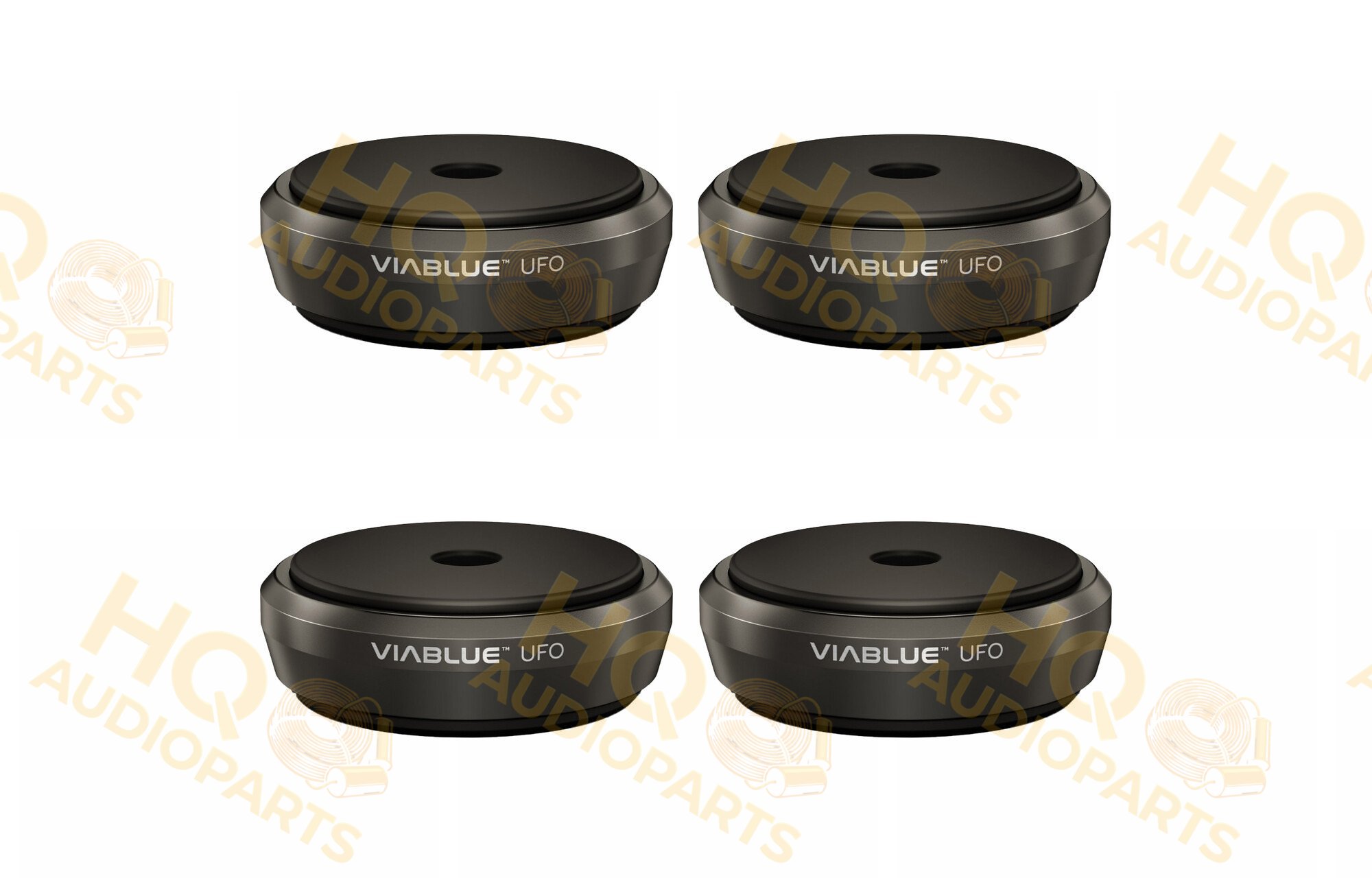 VIABLUE UFO XL ABSORBERS készlet 65 mm | fekete
