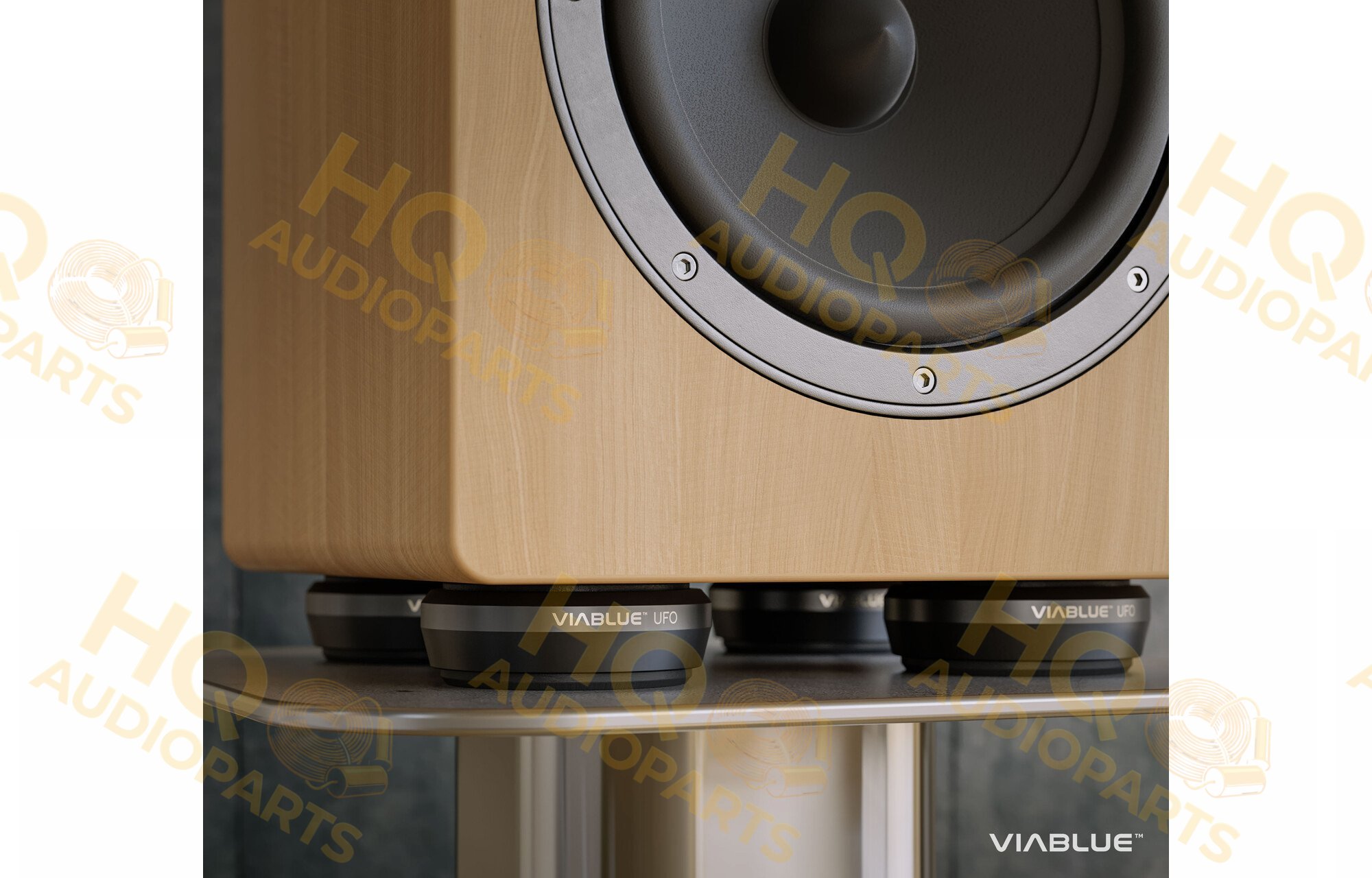 VIABLUE UFO XL ABSORBERS készlet 65 mm | fekete