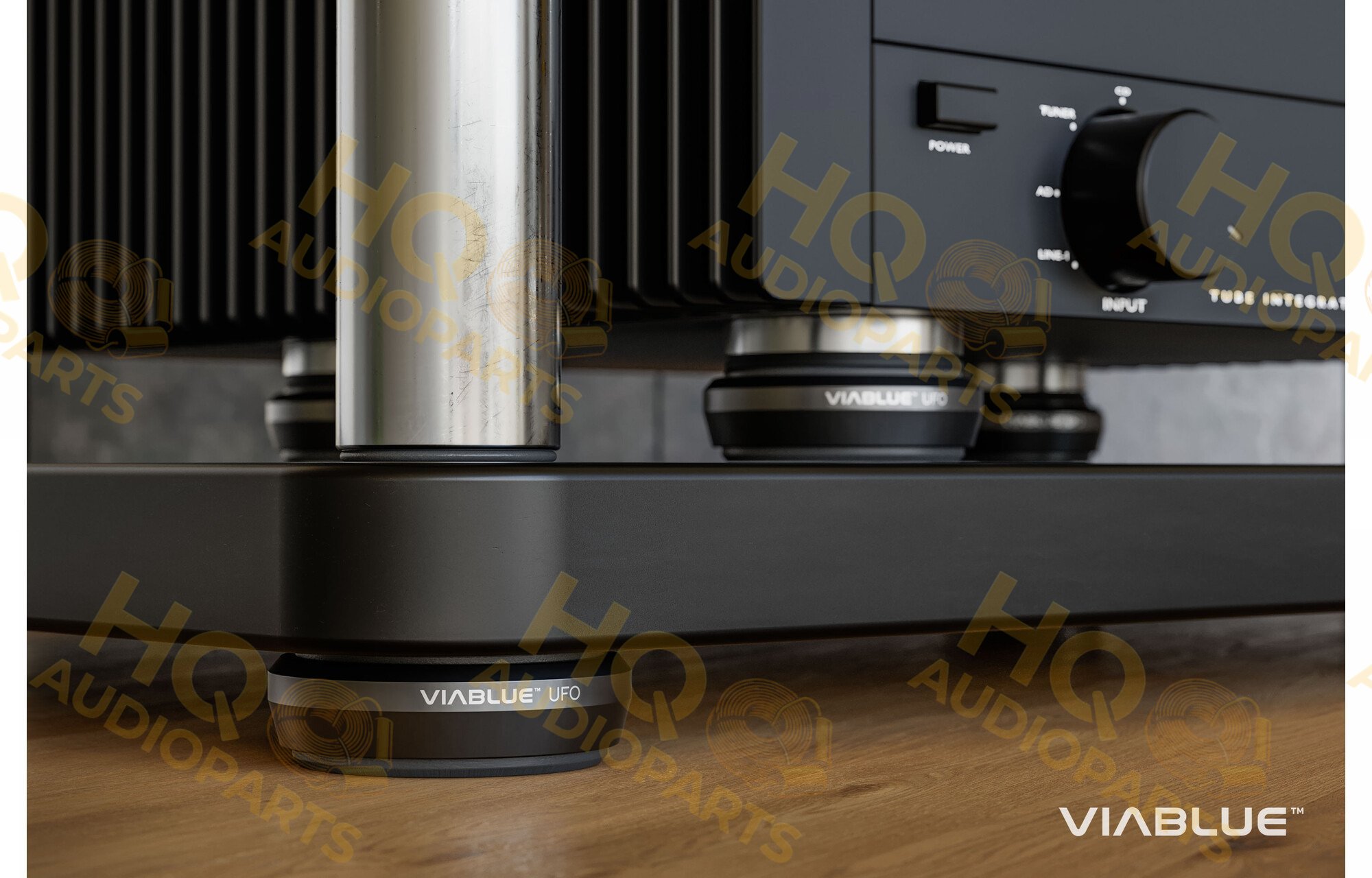 VIABLUE UFO XL ABSORBERS készlet 65 mm | fekete