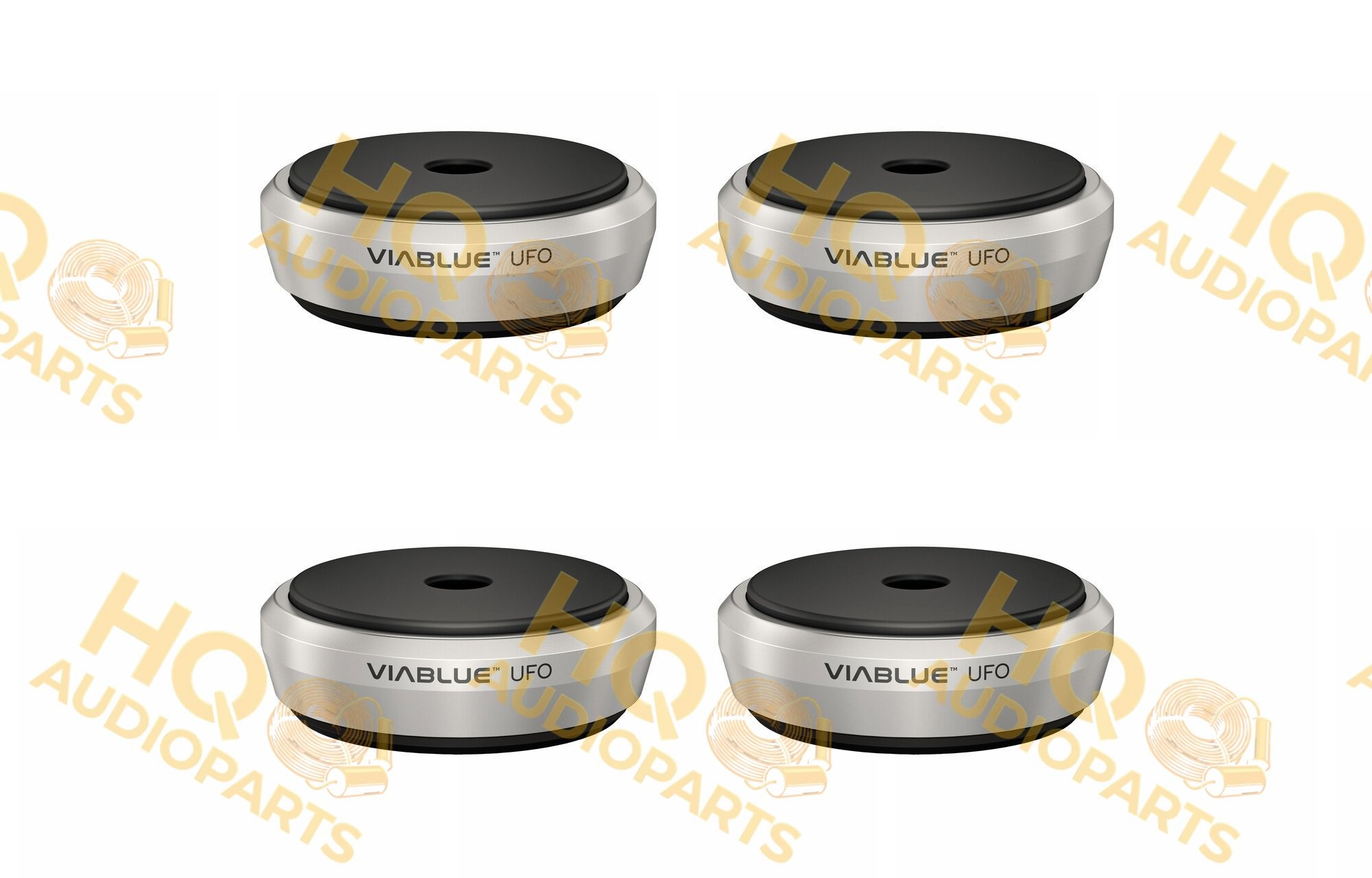 VIABLUE UFO XL ABSORBERS készlet 65 mm | ezüst