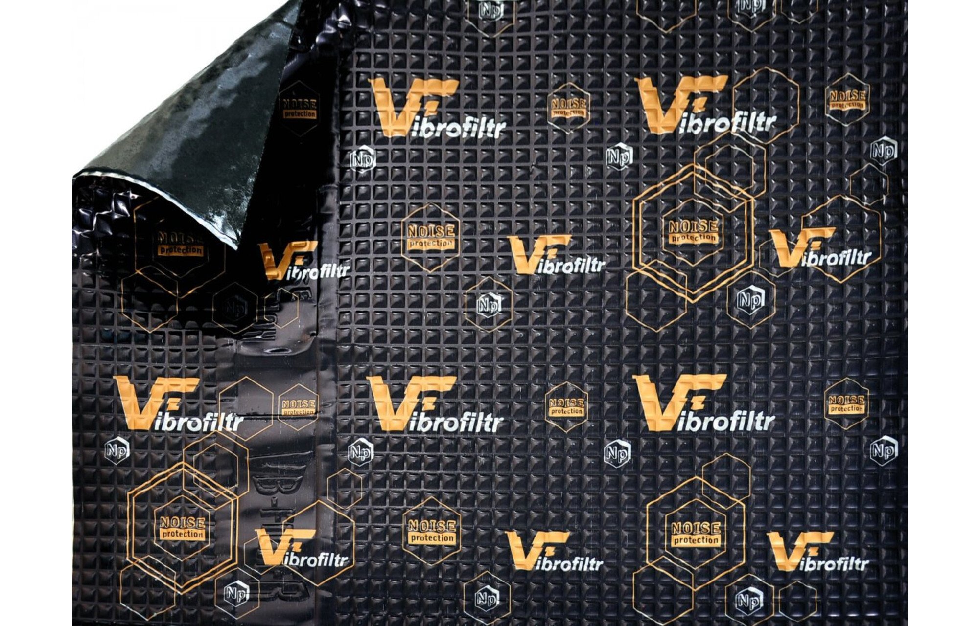 Vibrofiltr Prémium 2 mm-es Alubutyl VIBRO-csillapító | 50x35 cm