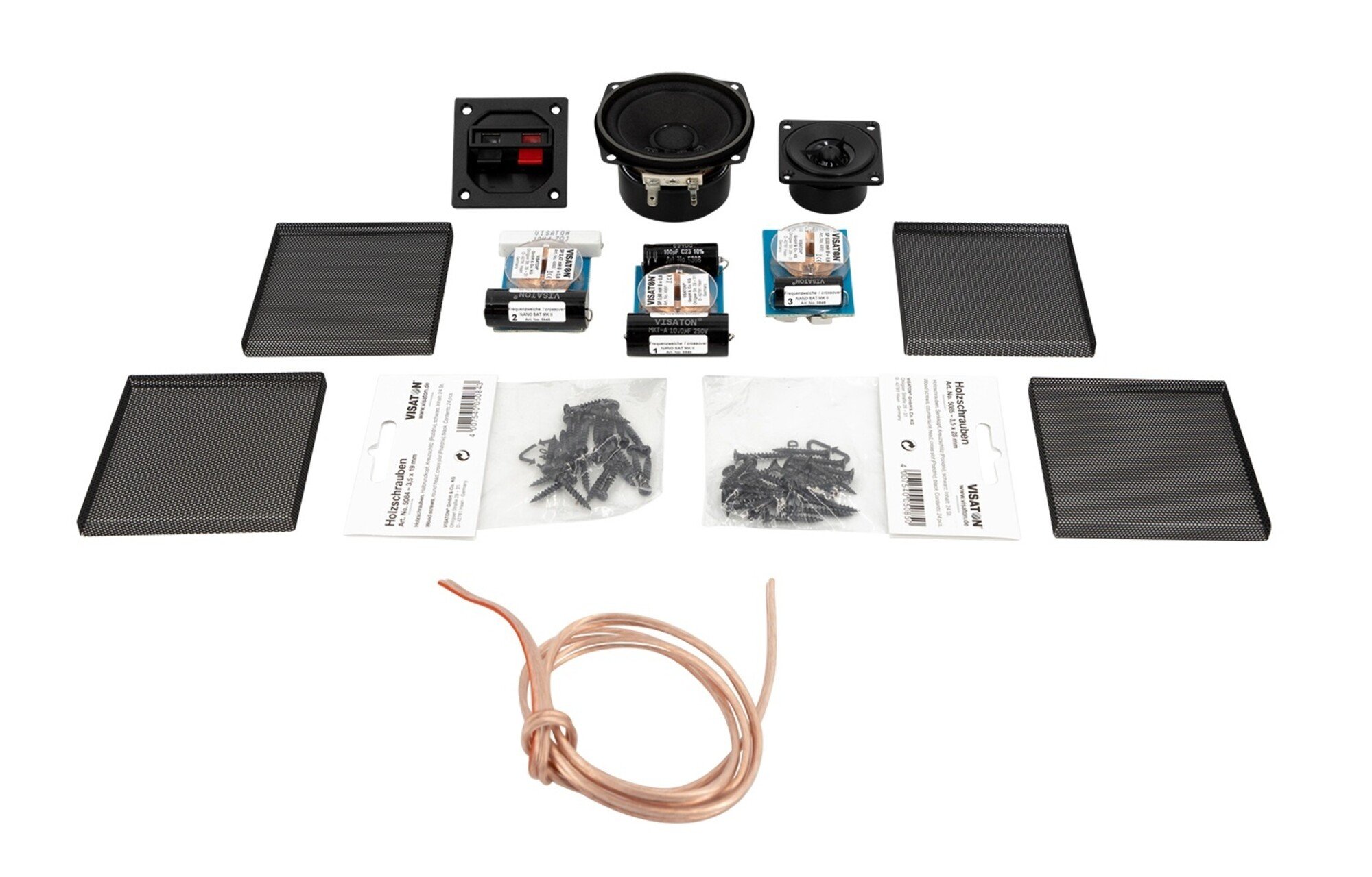 Visaton NANO SAT MK II DIY komponens szett