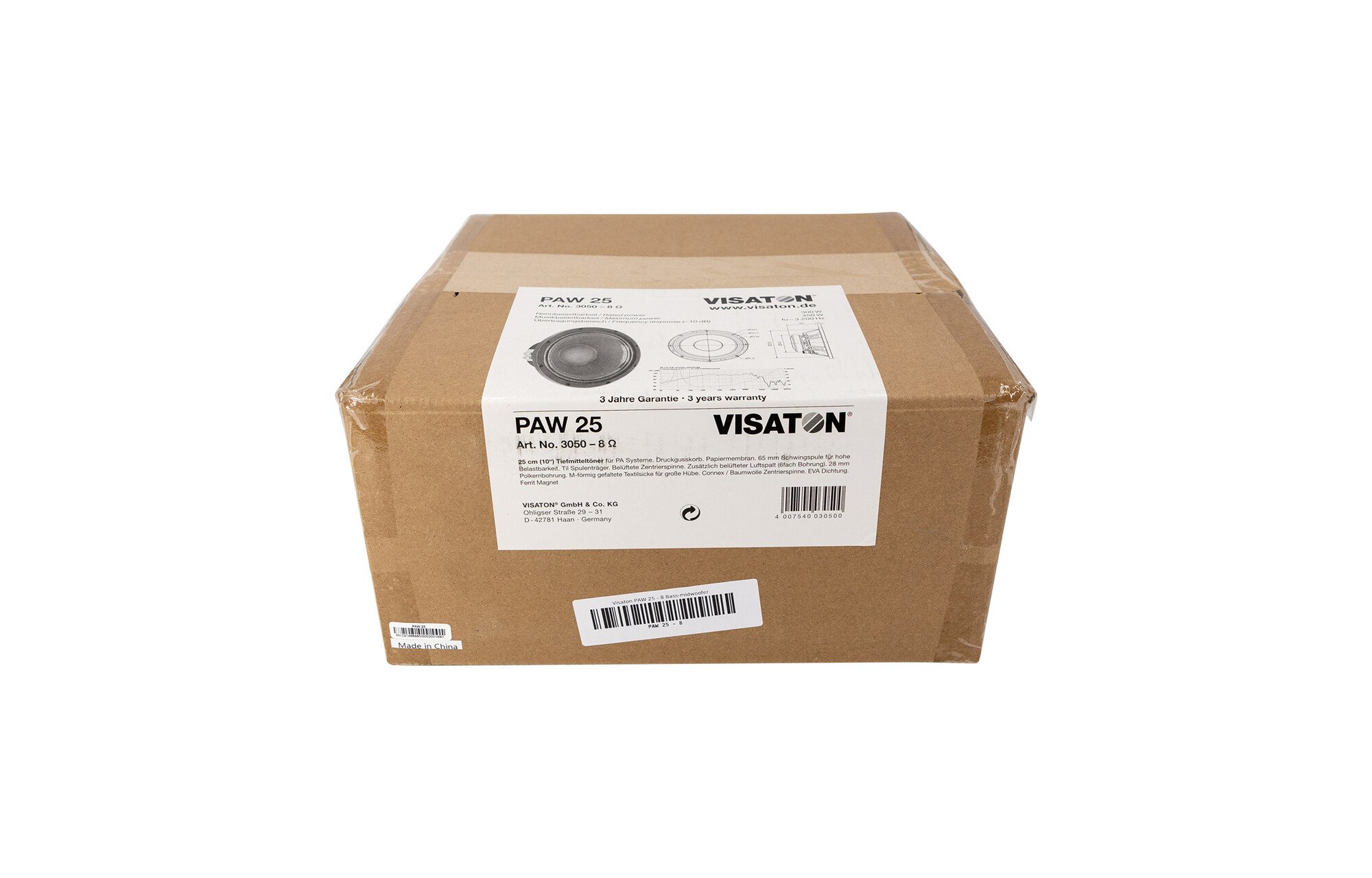 Visaton PAW 25 - 8 mélyközépsugárzó