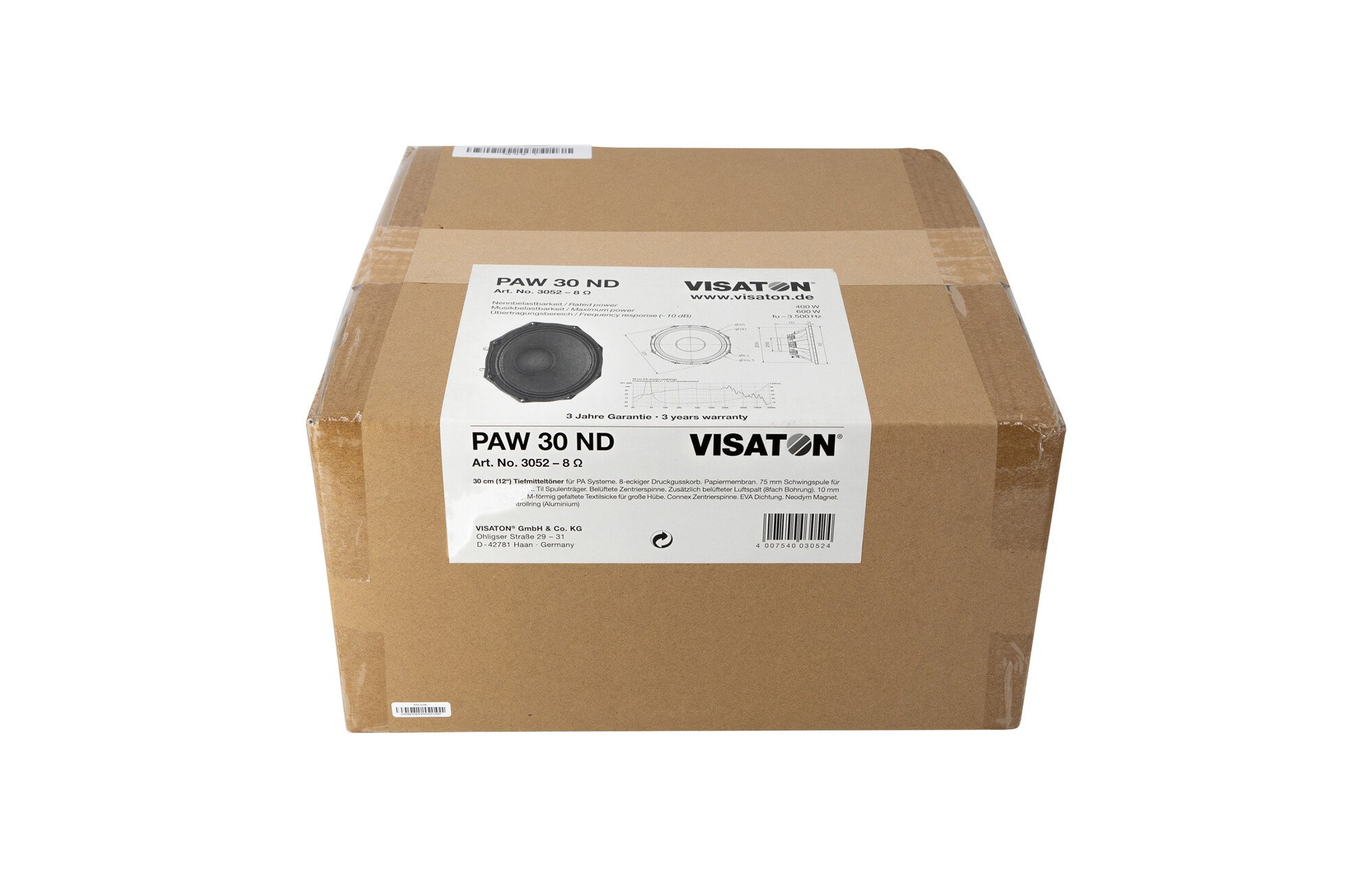 Visaton PAW 30 ND - 8 mélyközépsugárzó
