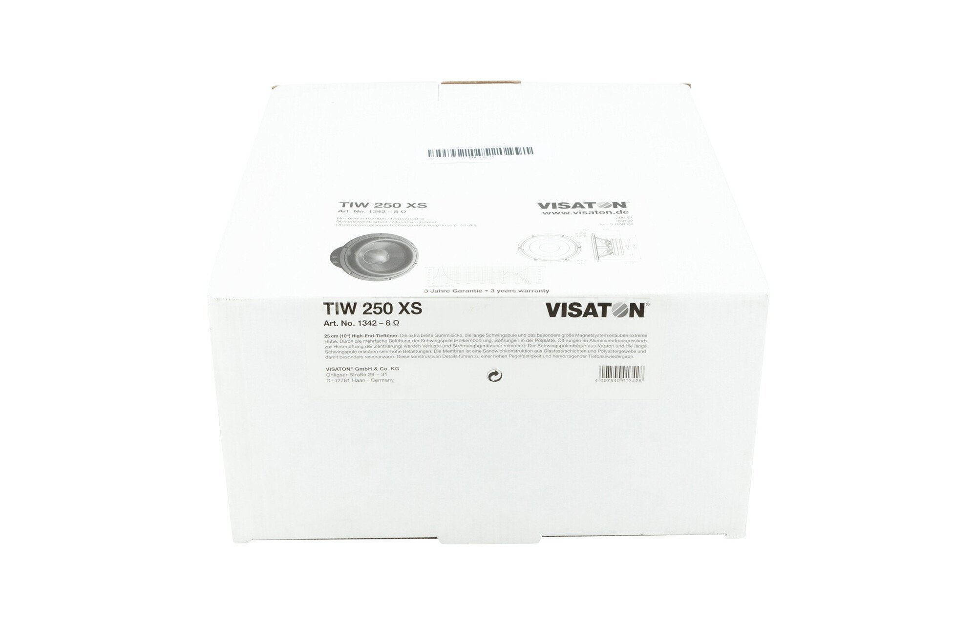 Visaton TIW 250 XS submélysugárzó