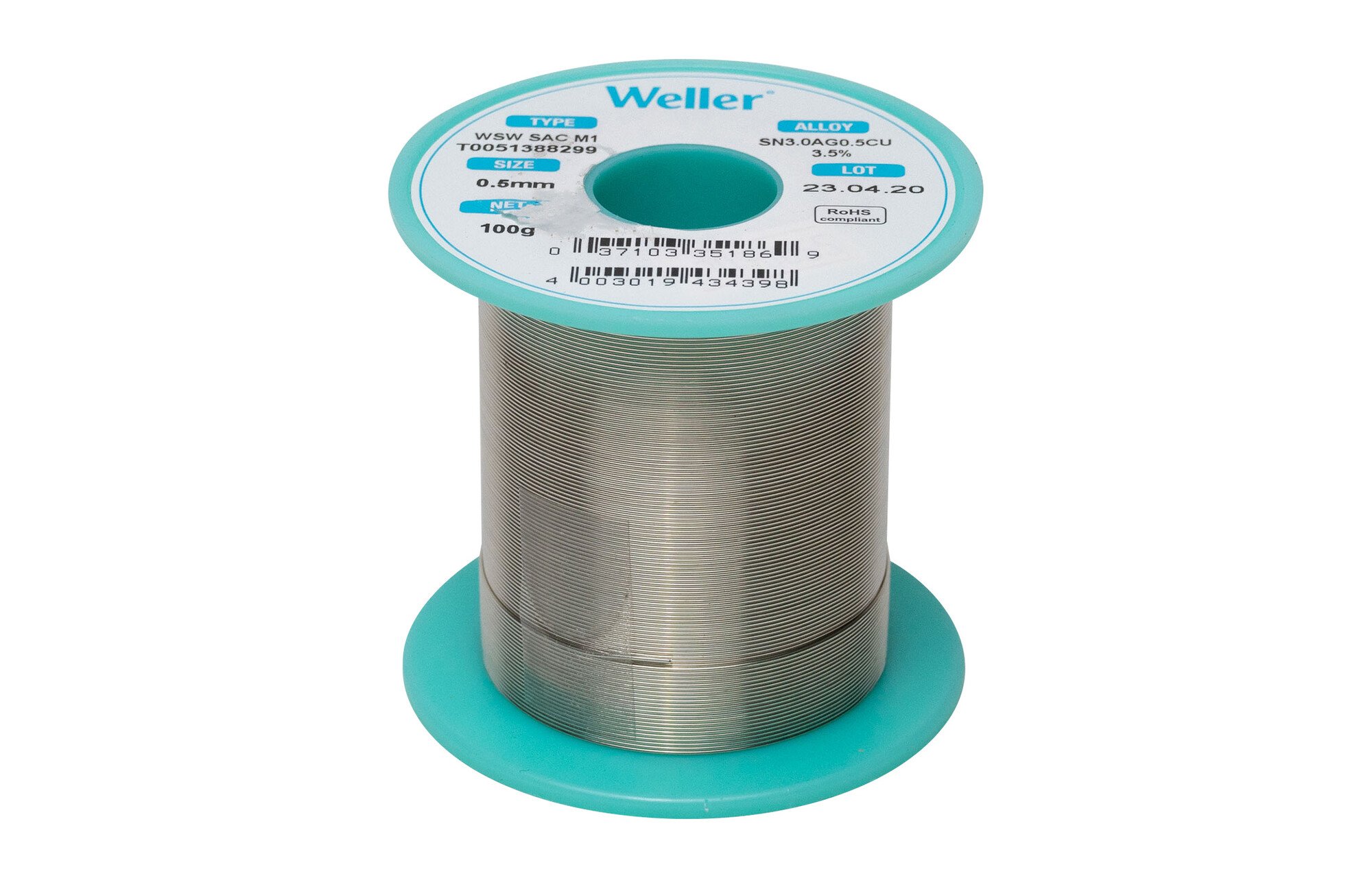 Weller 0,5 mm 100 g forrasztóanyag