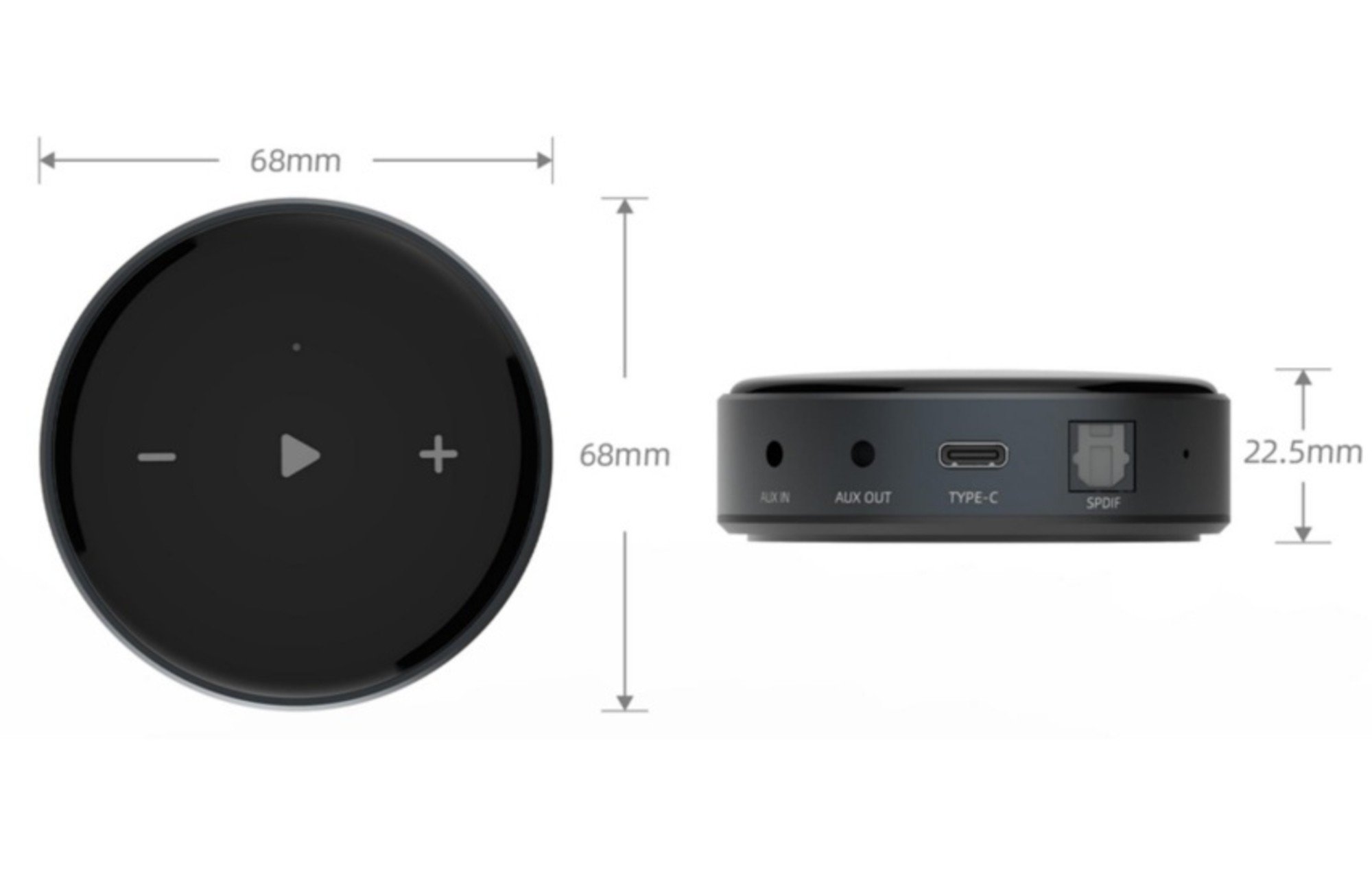 WiiM Mini Audio Streamer WiFi-vel, AirPlay 2-vel és Bluetooth 5.2 Multiroom funkcióval