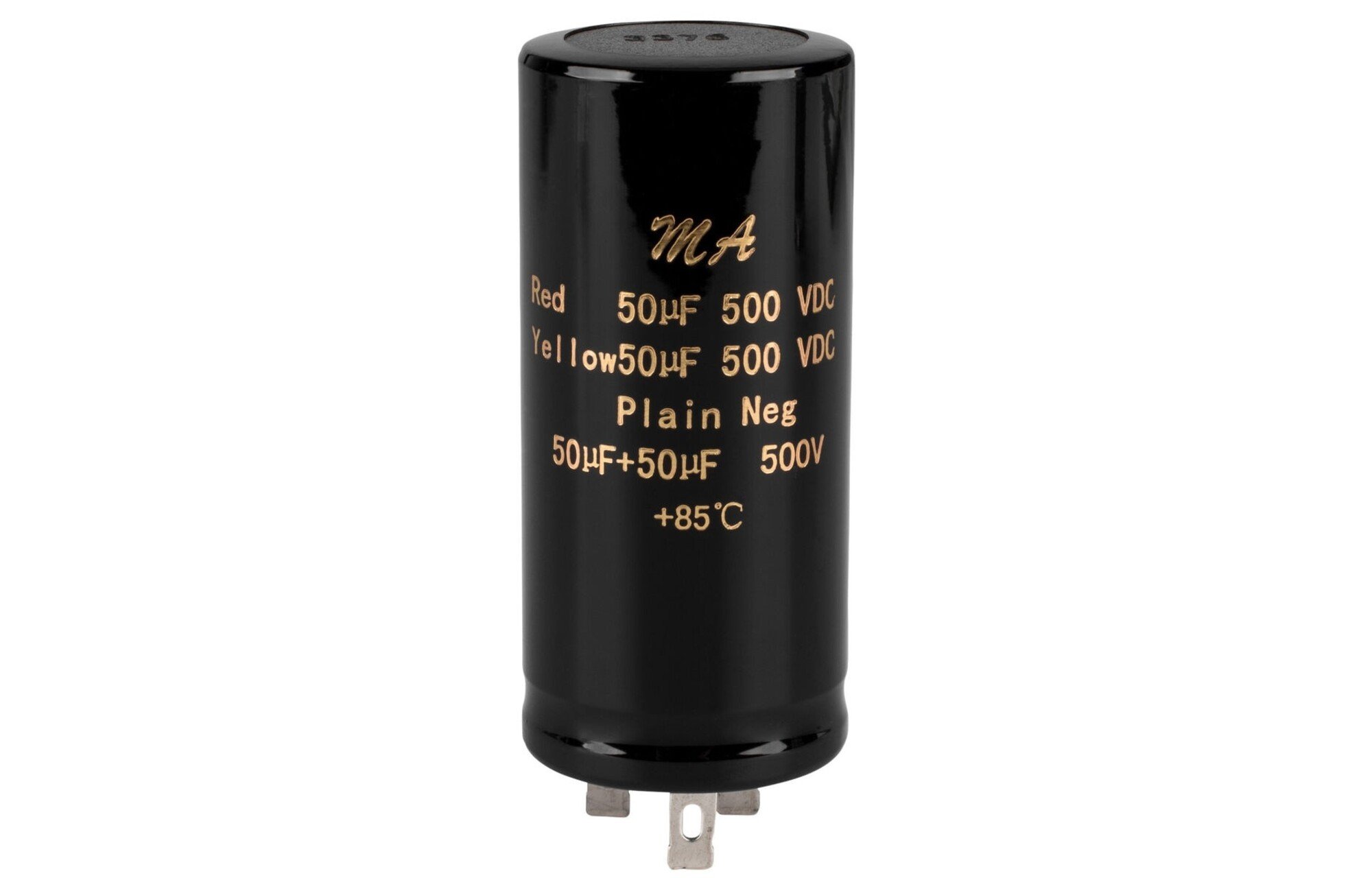 Elektrolitikus polarizált többrészes kondenzátor | 50µF + 50µF | 500V