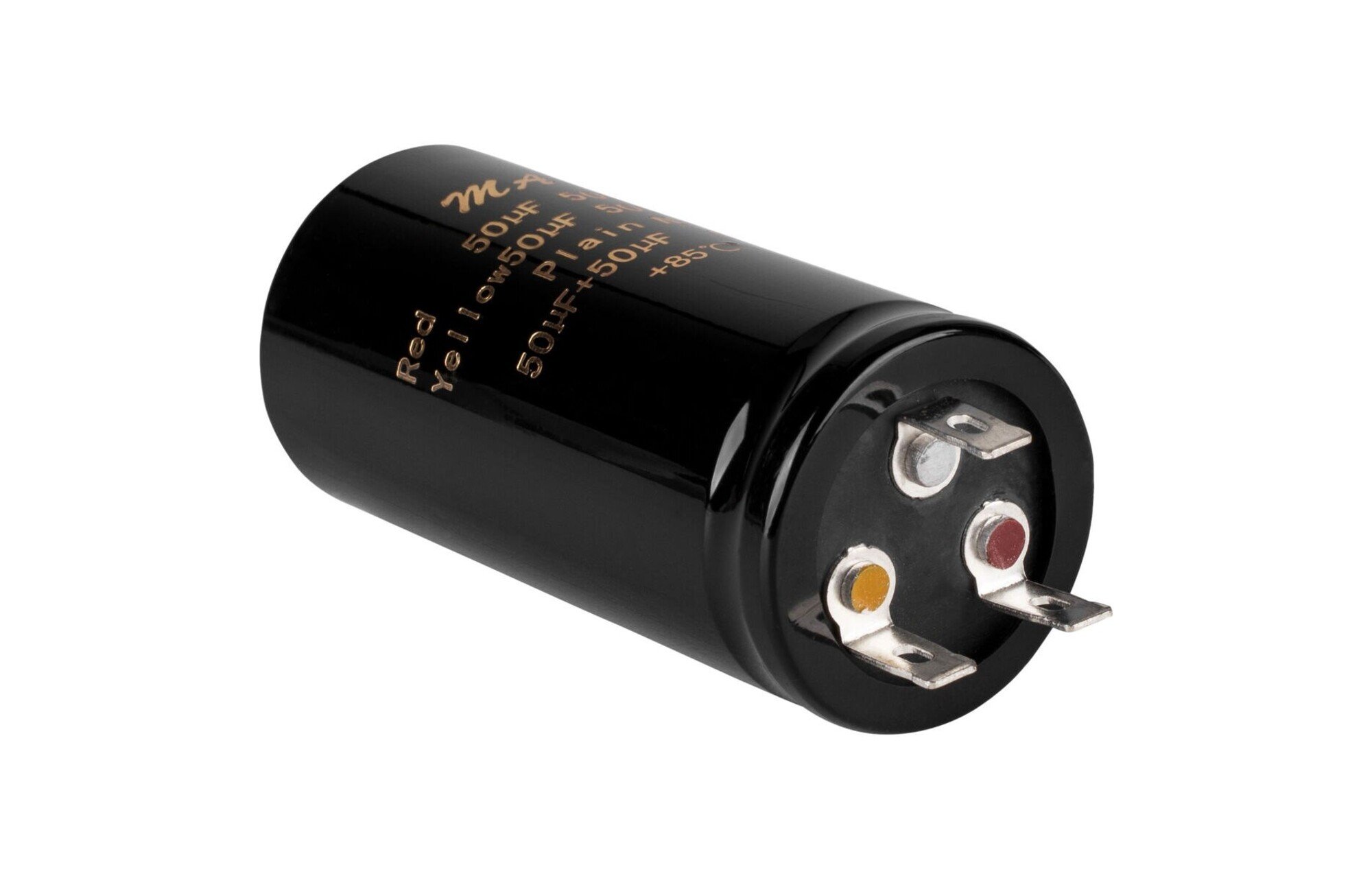 Elektrolitikus polarizált többrészes kondenzátor | 50µF + 50µF | 500V