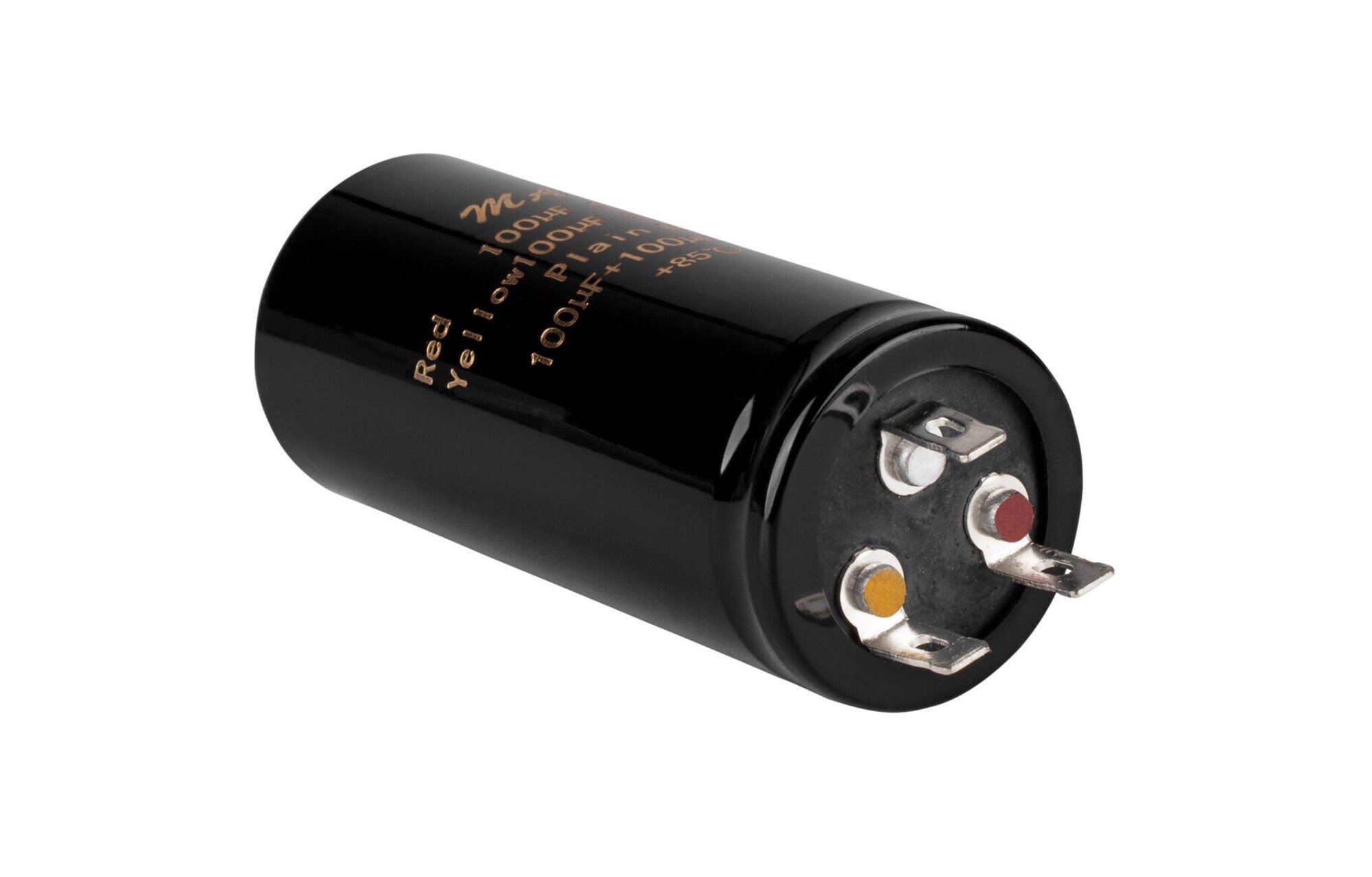 Elektrolitikus polarizált többrészes kondenzátor | 100µF + 100µF | 500V