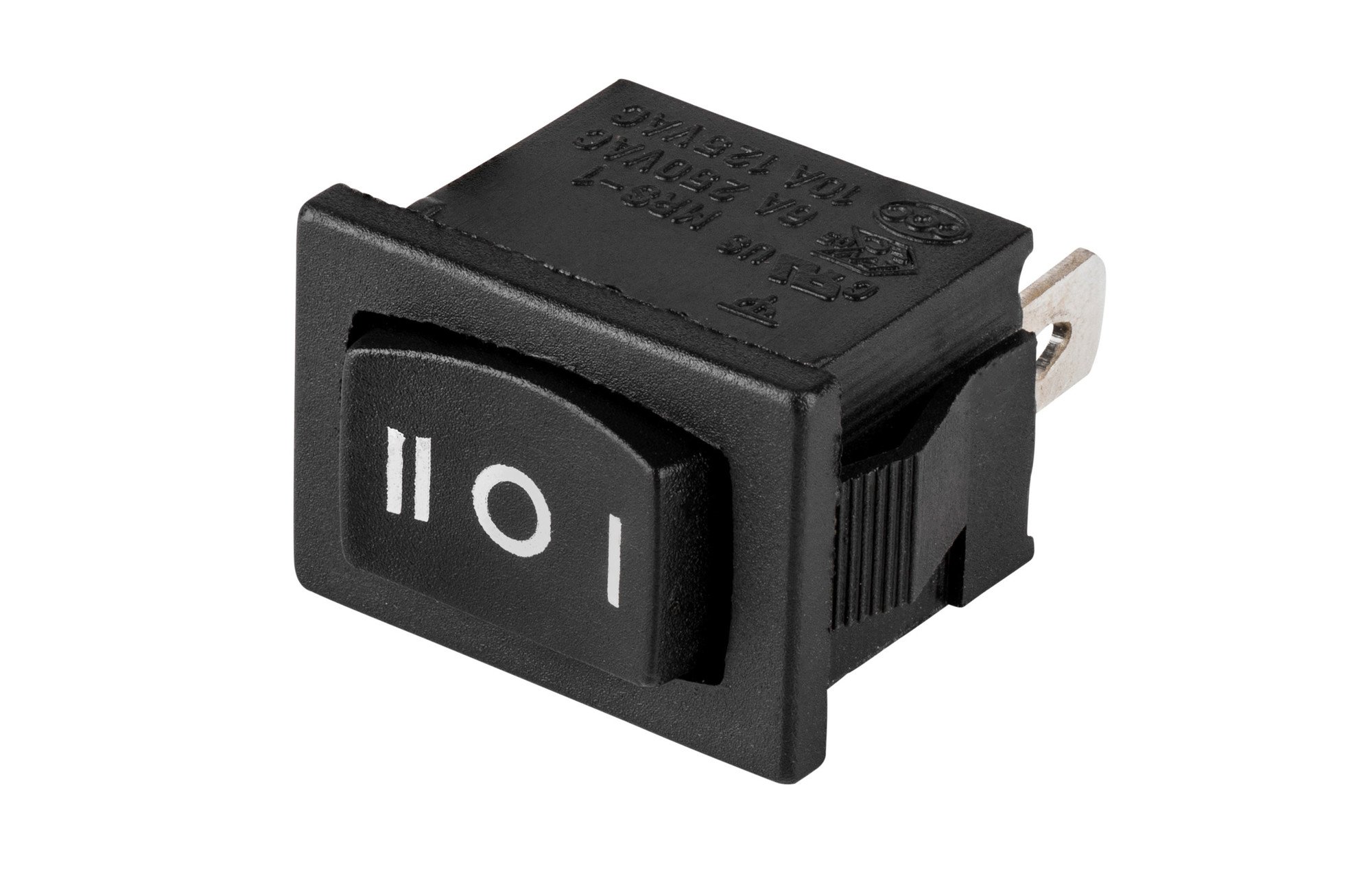 SPDT miniatűr billenőkapcsoló középen kikapcsolt állapotban