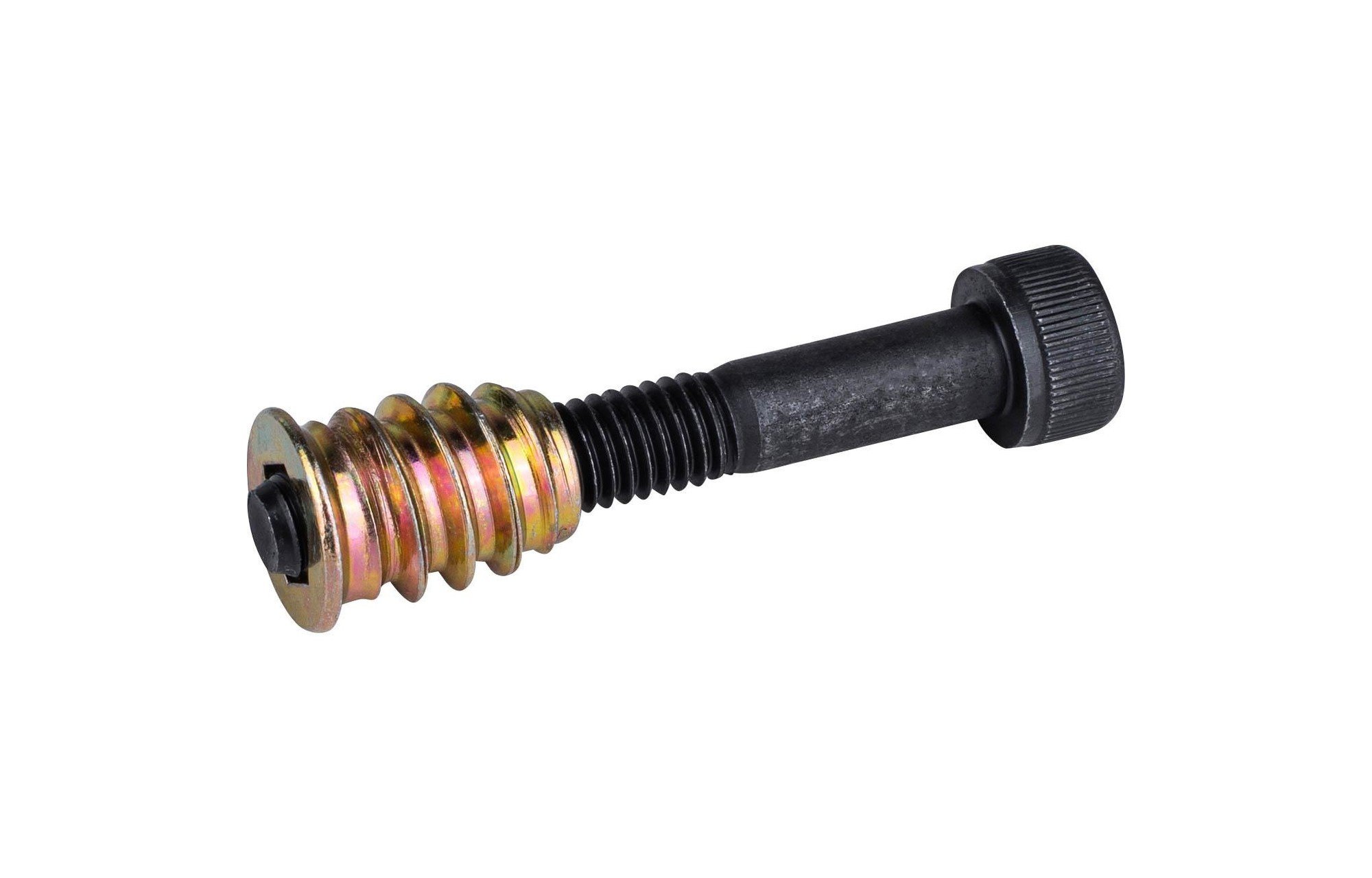 Hatszögletű csavarhúzóval rögzíthető menetes betét M6 x 15 mm fához, csavarkulccsal, 50 db-os csomagban