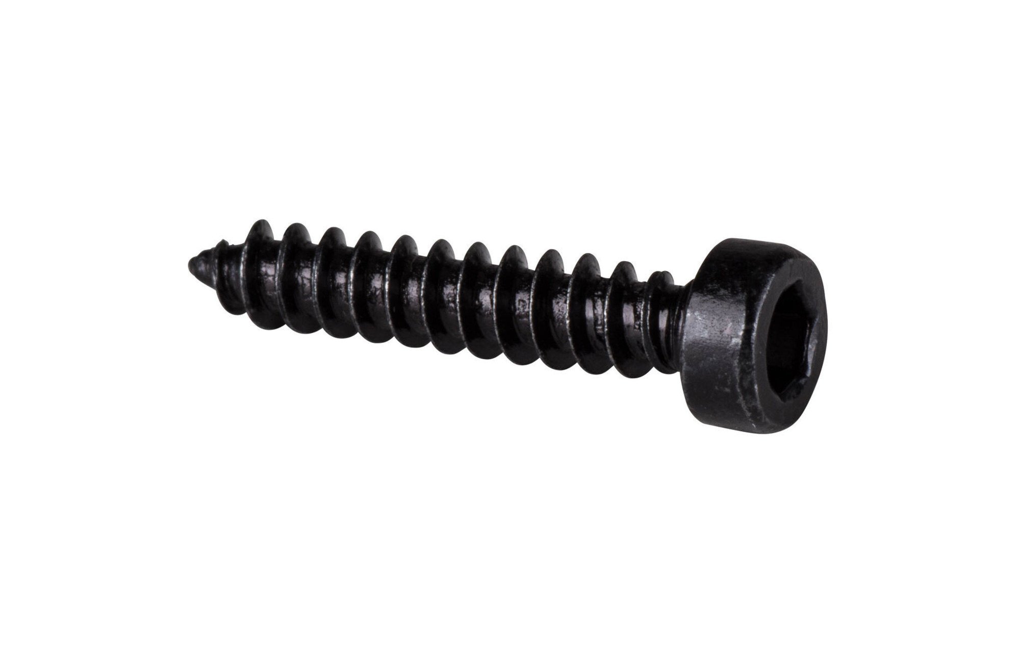 Sapka fejű fa csavarok, fekete | M3 x 16 mm
