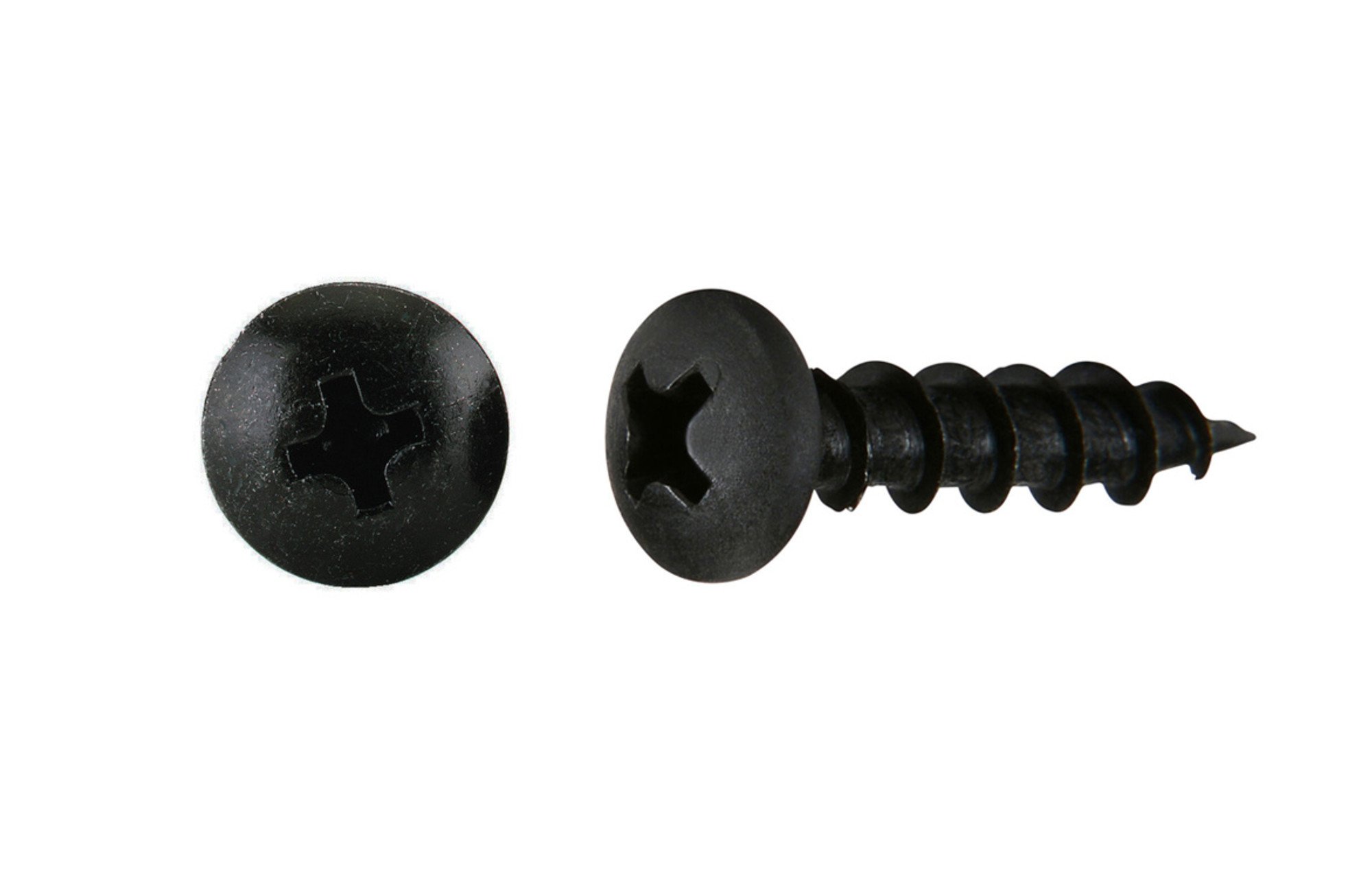 Mélymenetes lapos fejű csavar fekete | 4,2 mm x 19,1 mm