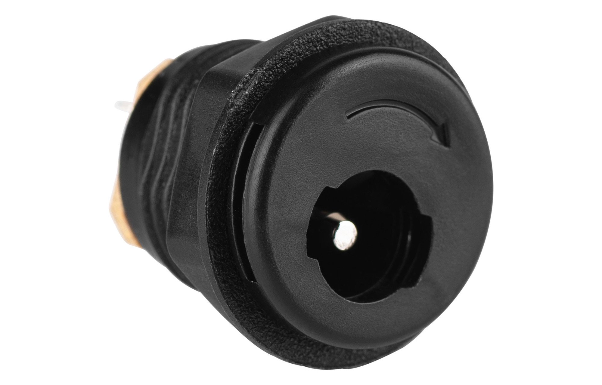 2,1 x 5,5 mm-es DC panelre szerelhető csatlakozó
