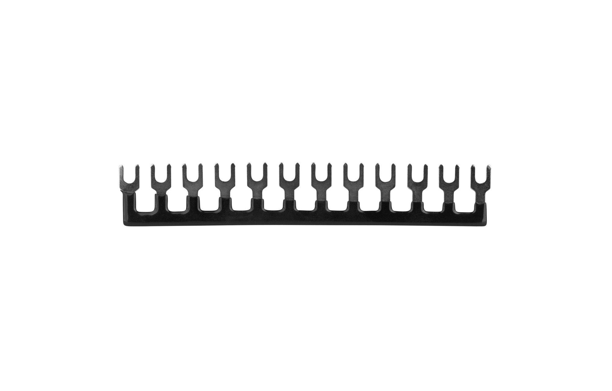 12 terminálos barrier strip jumper bar 12 mm-es osztással