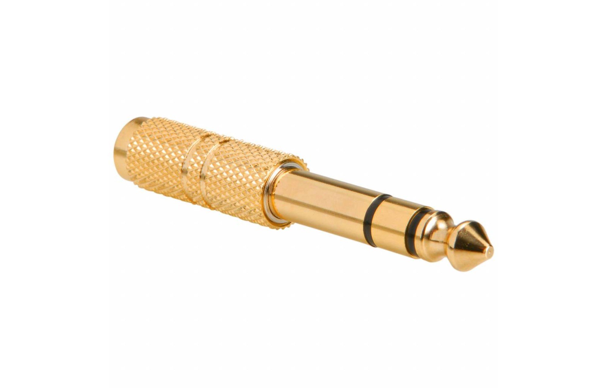 1/4" sztereo M-3,5 mm sztereo F adapter