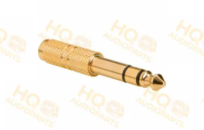 1/4" sztereo M-3,5 mm sztereo F adapter