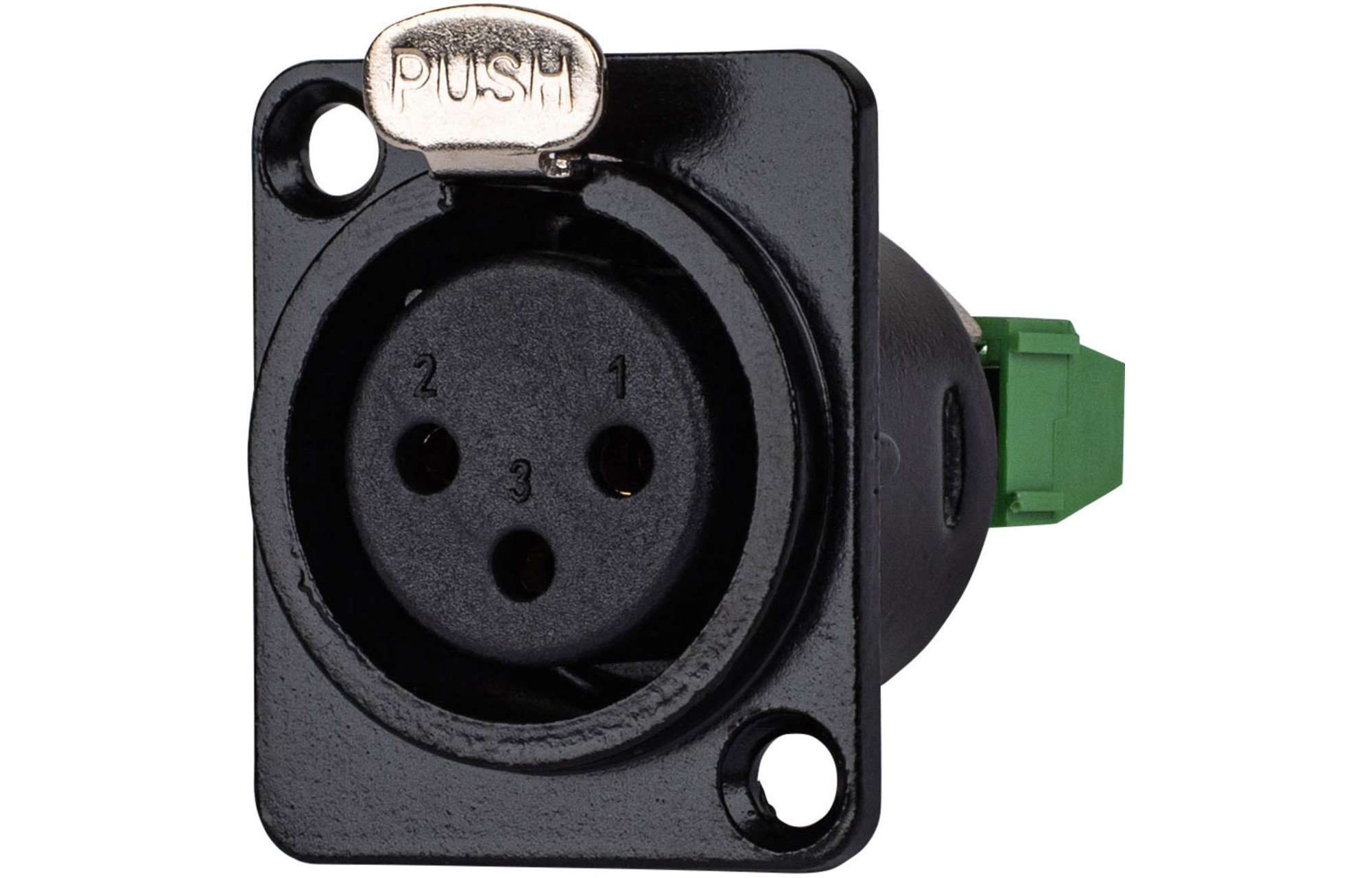 Nő XLR-3 utas Phoenix csatlakozó D-típus