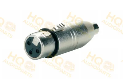 XLR női-RCA női adapter
