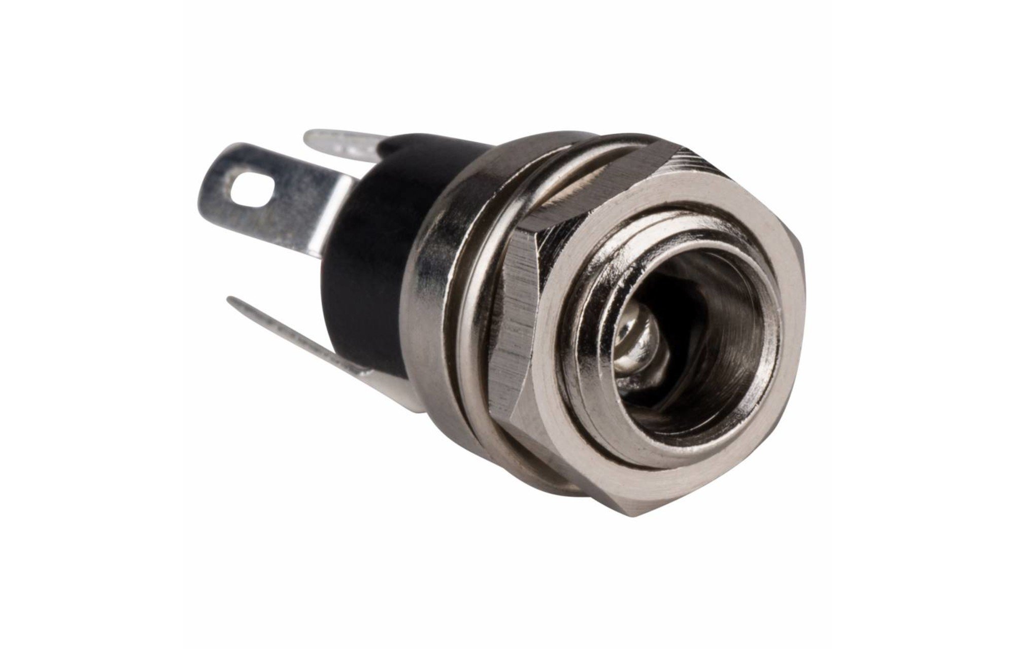 2,5 mm-es panelre szerelhető DC csatlakozó