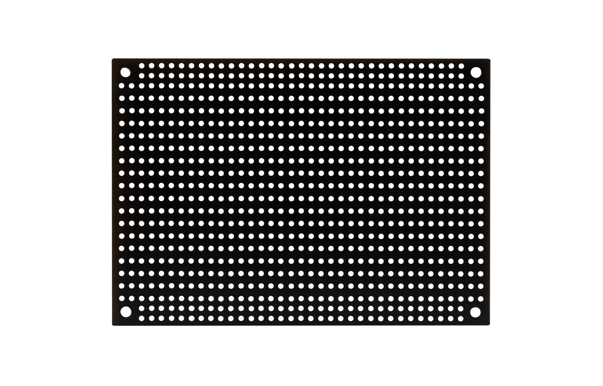 Fekete perforált keresztváltó tábla | Pár | 8,89 x 12,70 cm áramköri lapok