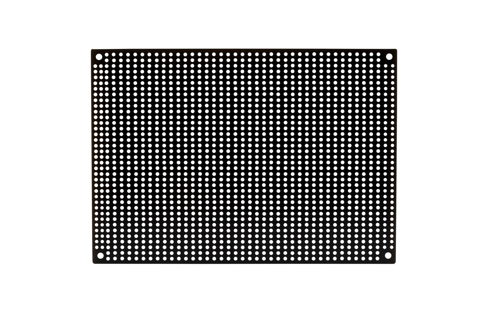 Fekete perforált keresztváltó tábla | Pár | 12,70 x 17,78 cm áramköri lapok