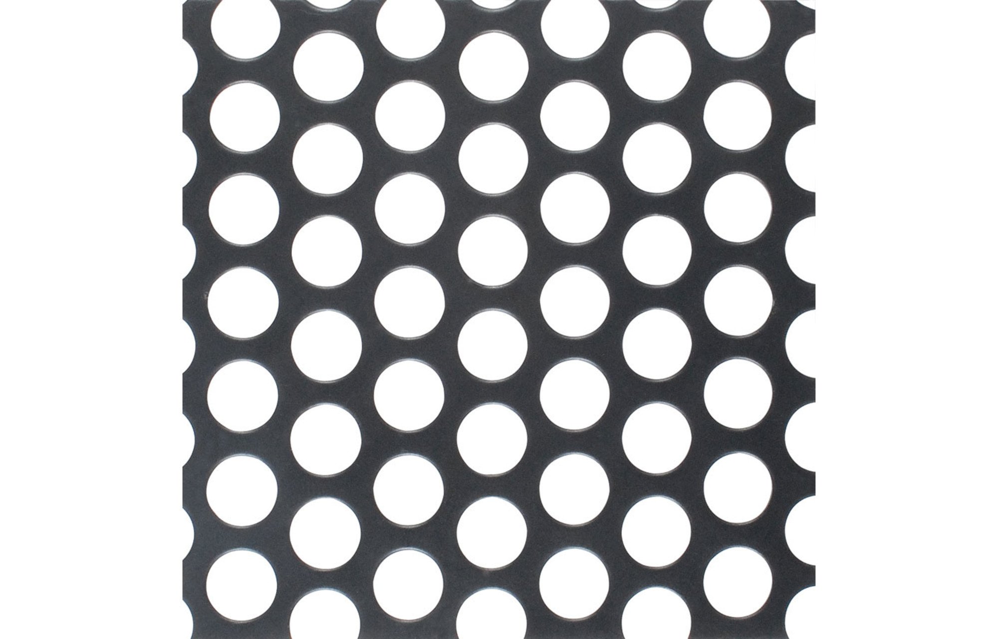 Formázott fémrács pár | 8 mm-es kerek lyukak | 57,2  x 76,2 x 2,5 cm