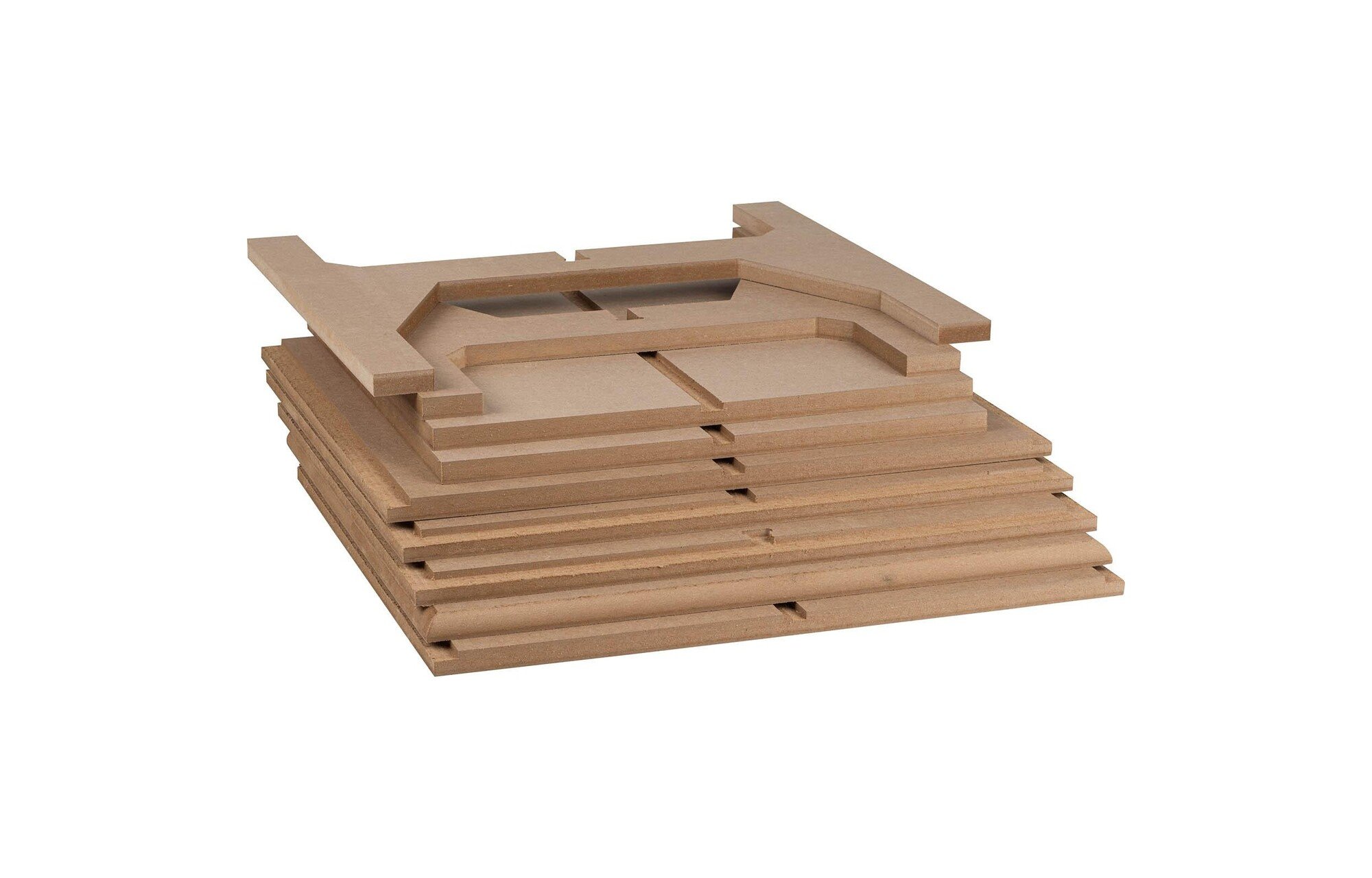 Parts-Express Knock-Down MDF 113 literes mélysugárzó doboz üres terelőlemezzel | akár 18'' sub