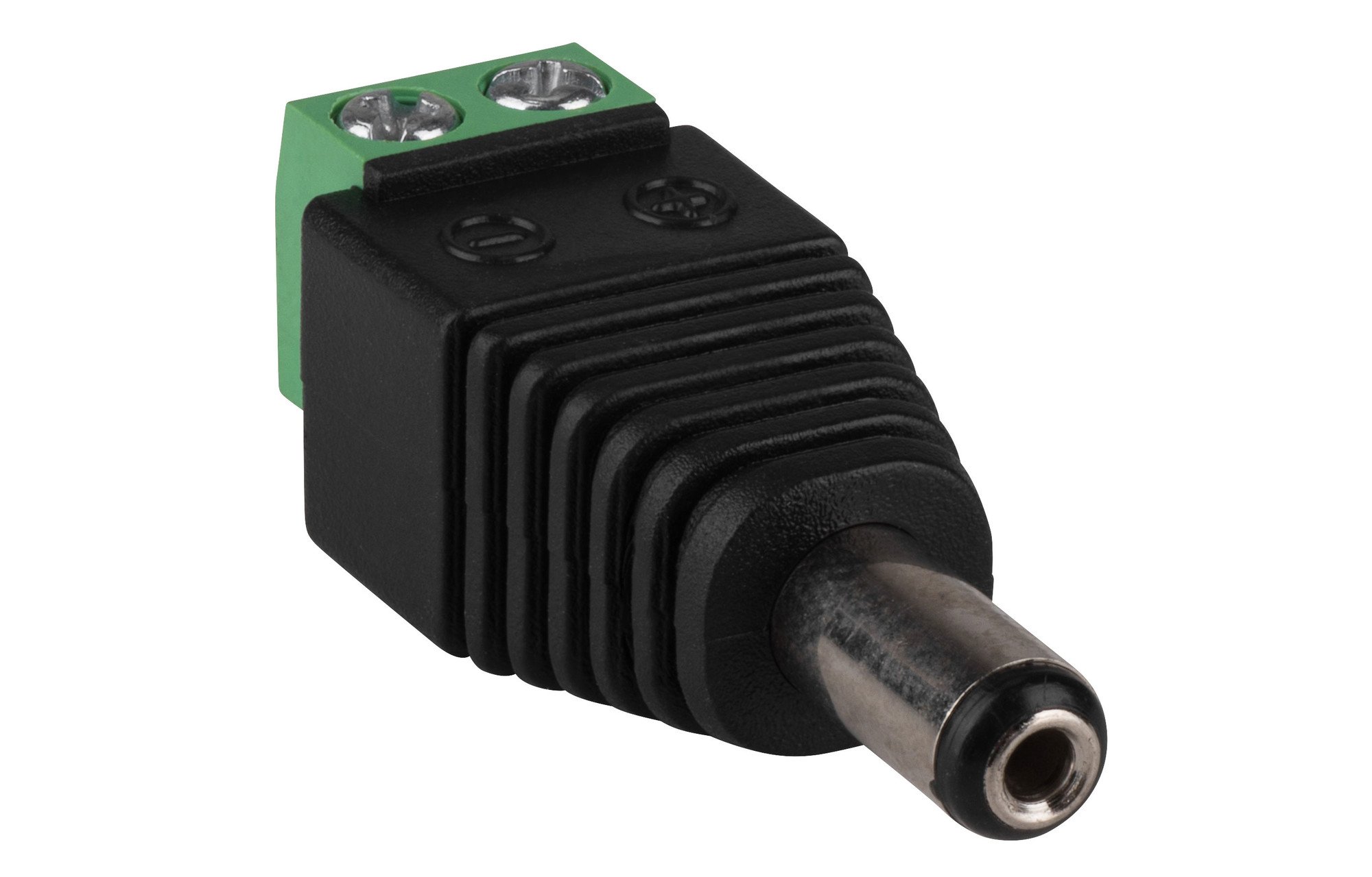 2,1 x 5,5 mm-es DC koaxiális tápcsatlakozó csavaros kapcsokhoz