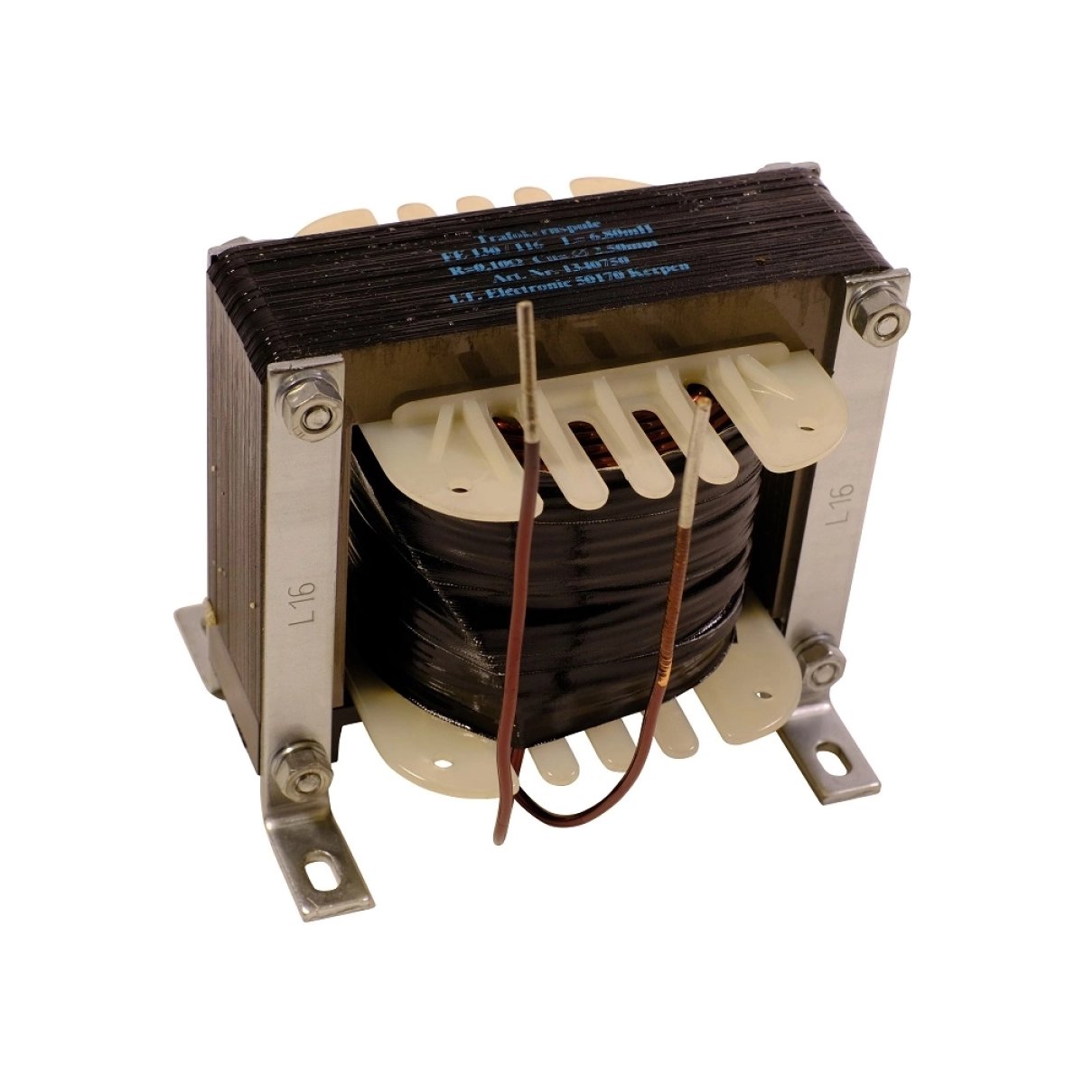 FE130/150/20 | 15 mH | 0,26 Ω | 5% | 12 AWG | Transformer Core Coil