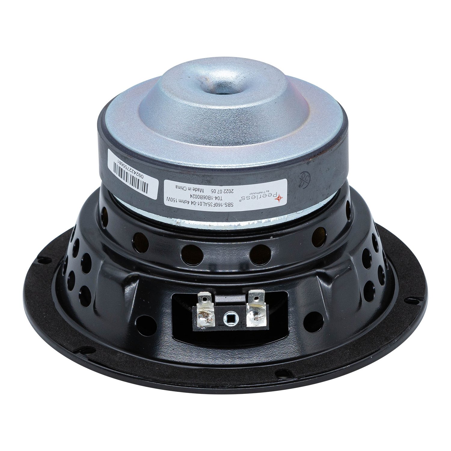 SBS-160F35AL01-04 6-1/2" Aluminum Cone Woofer 4 Ohm