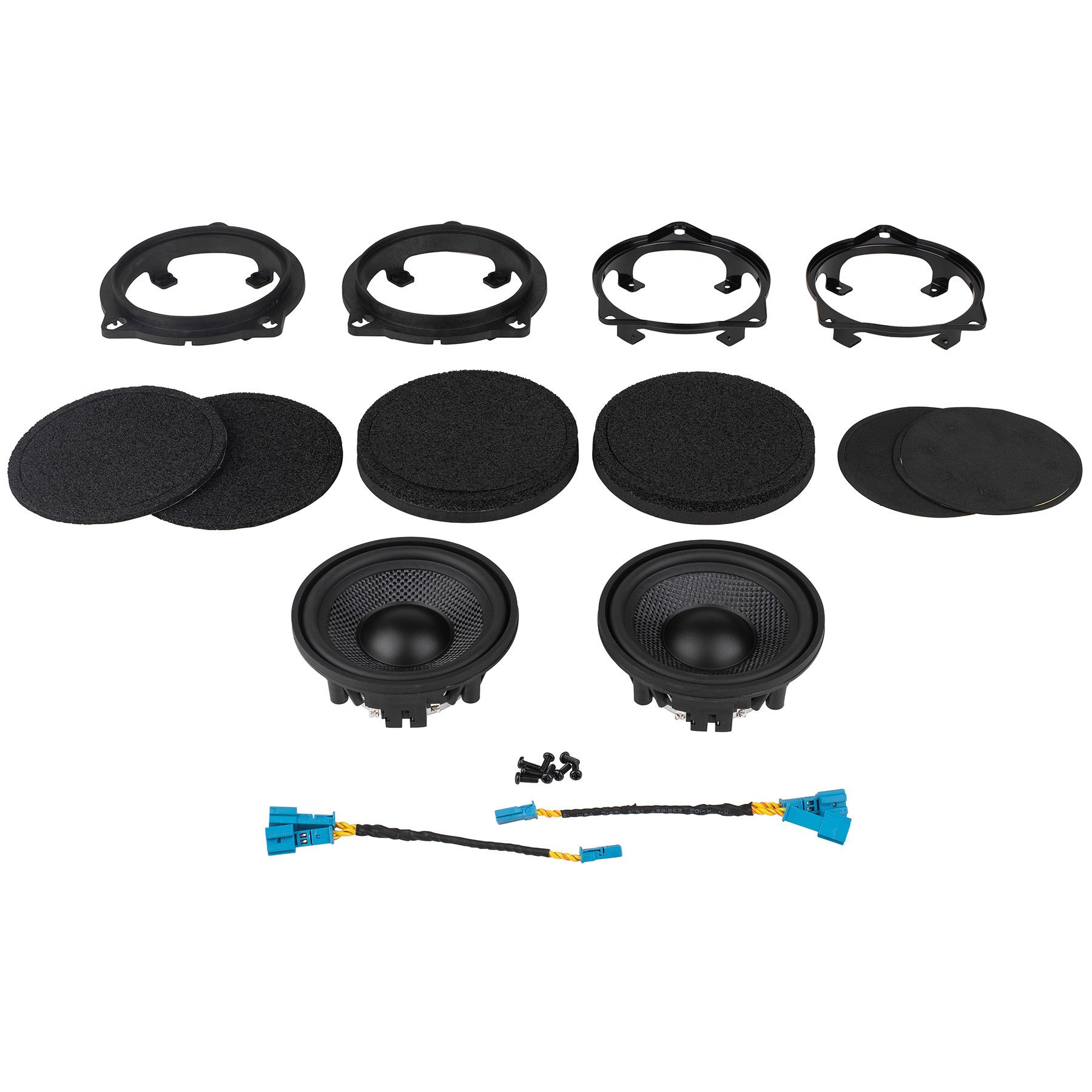 B100-4 ASD Series 4" Glass Fiber Cone Speaker Pair Upgrade Kit for Select BMW Models