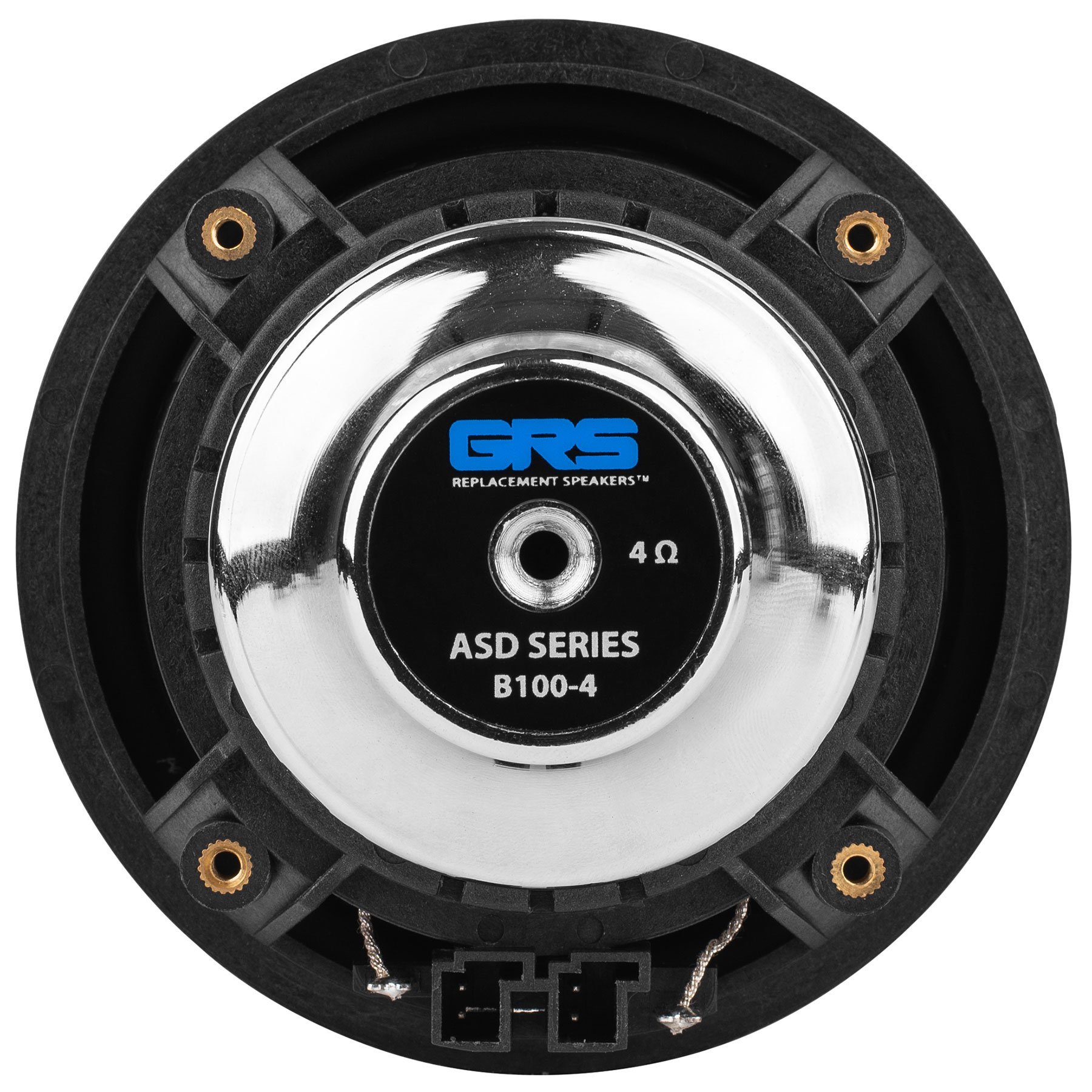 B100-4 ASD Series 4" Glass Fiber Cone Speaker Pair Upgrade Kit for Select BMW Models